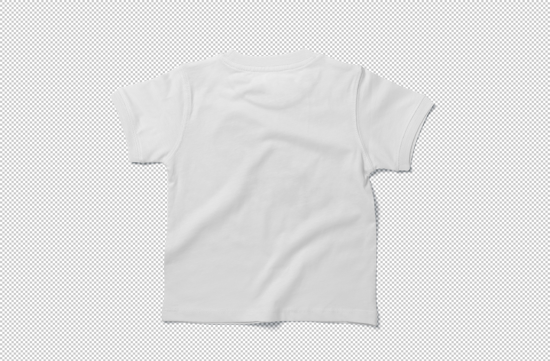 back view t-shirt mock-up