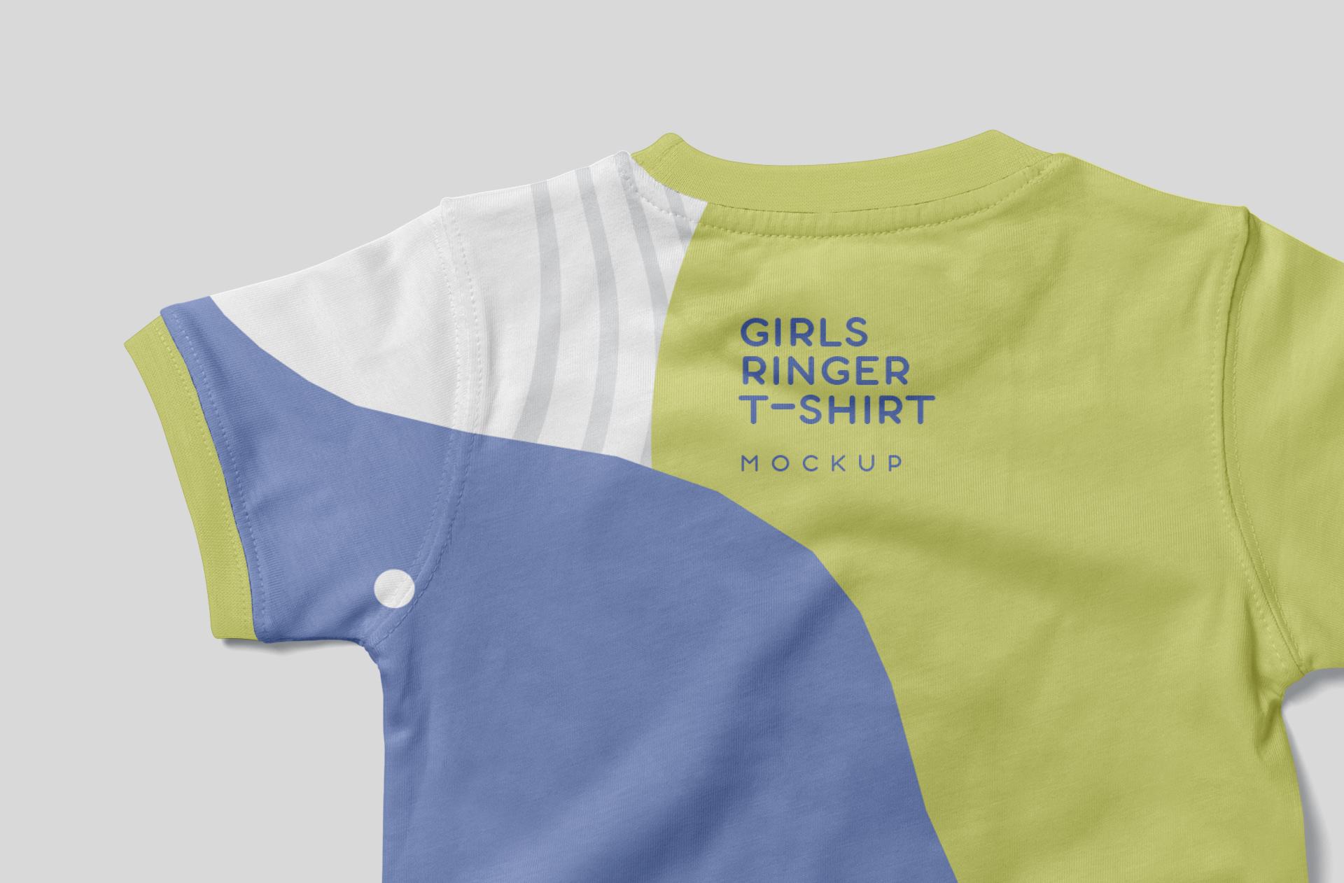 back view t-shirt mock-up