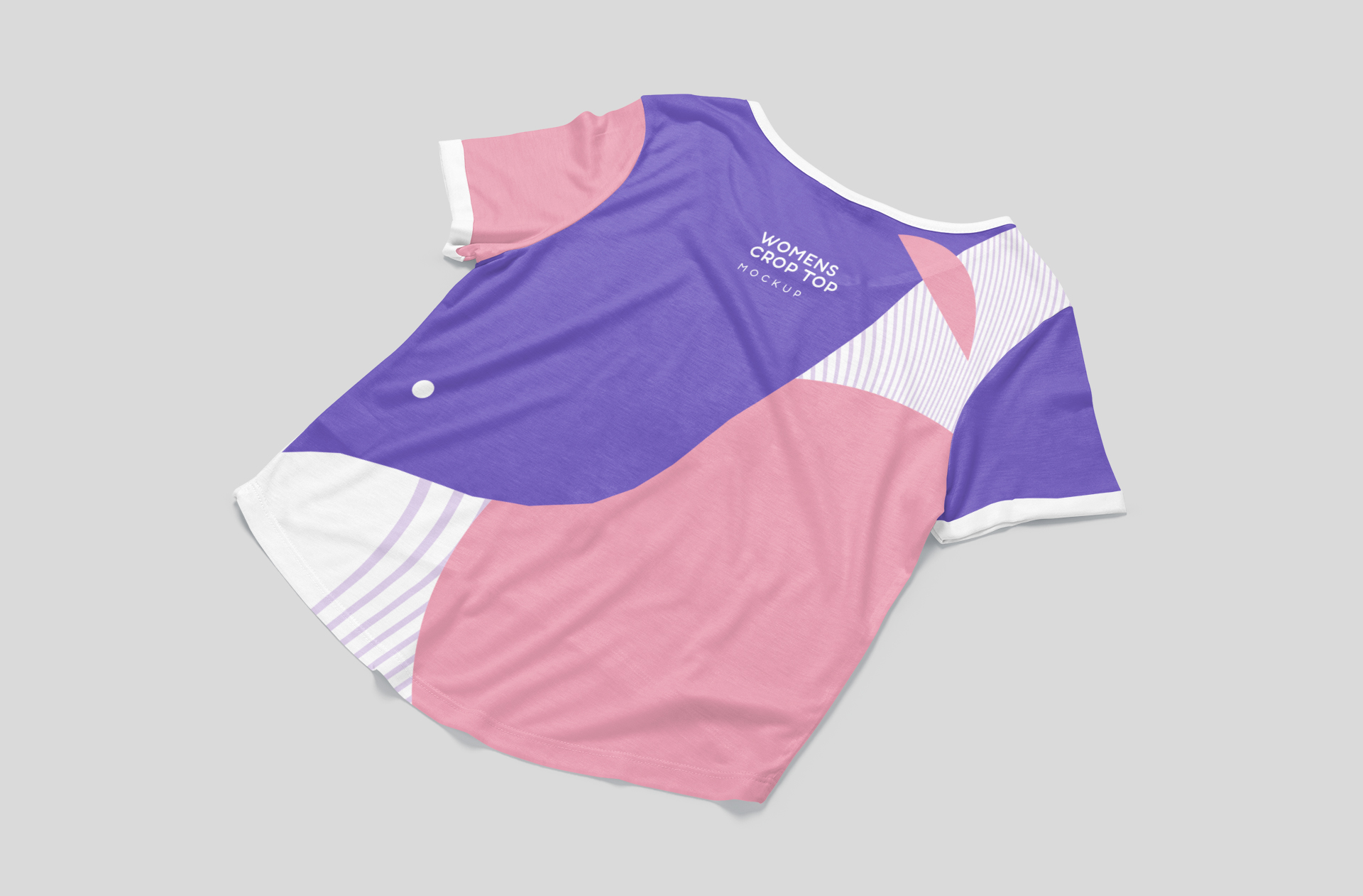 Women’s Crop Top Mockup – Back View