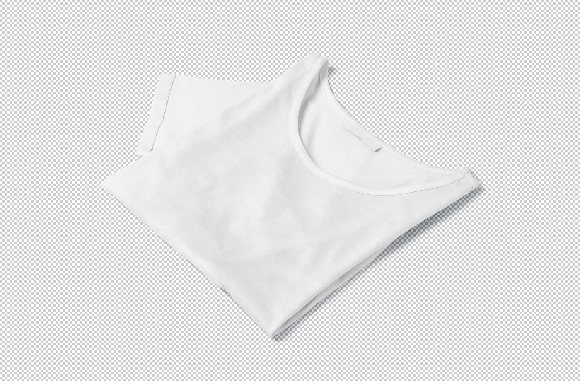 Women’s Crop Top Mockup – Folded Style