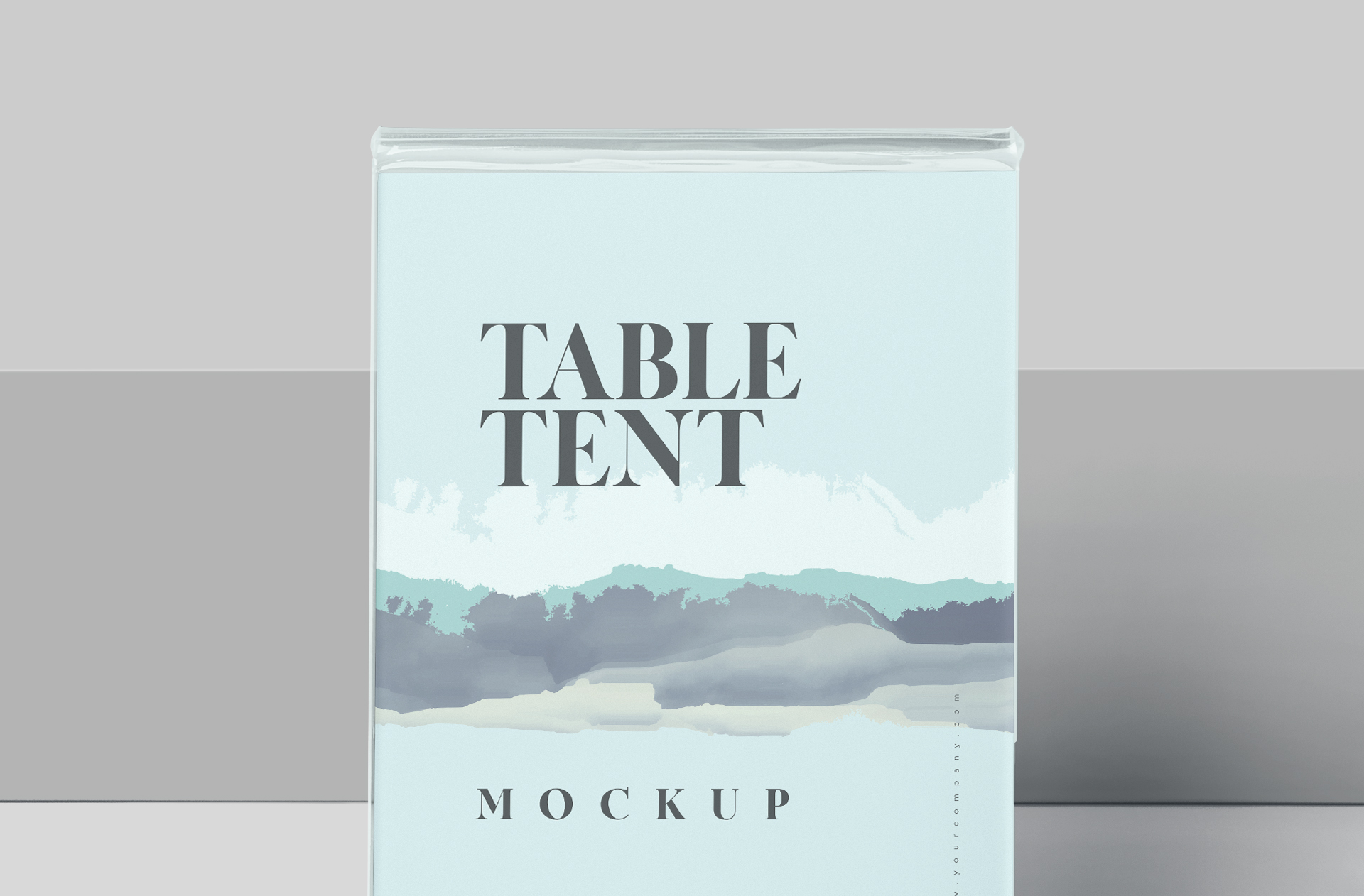 advertising table tent