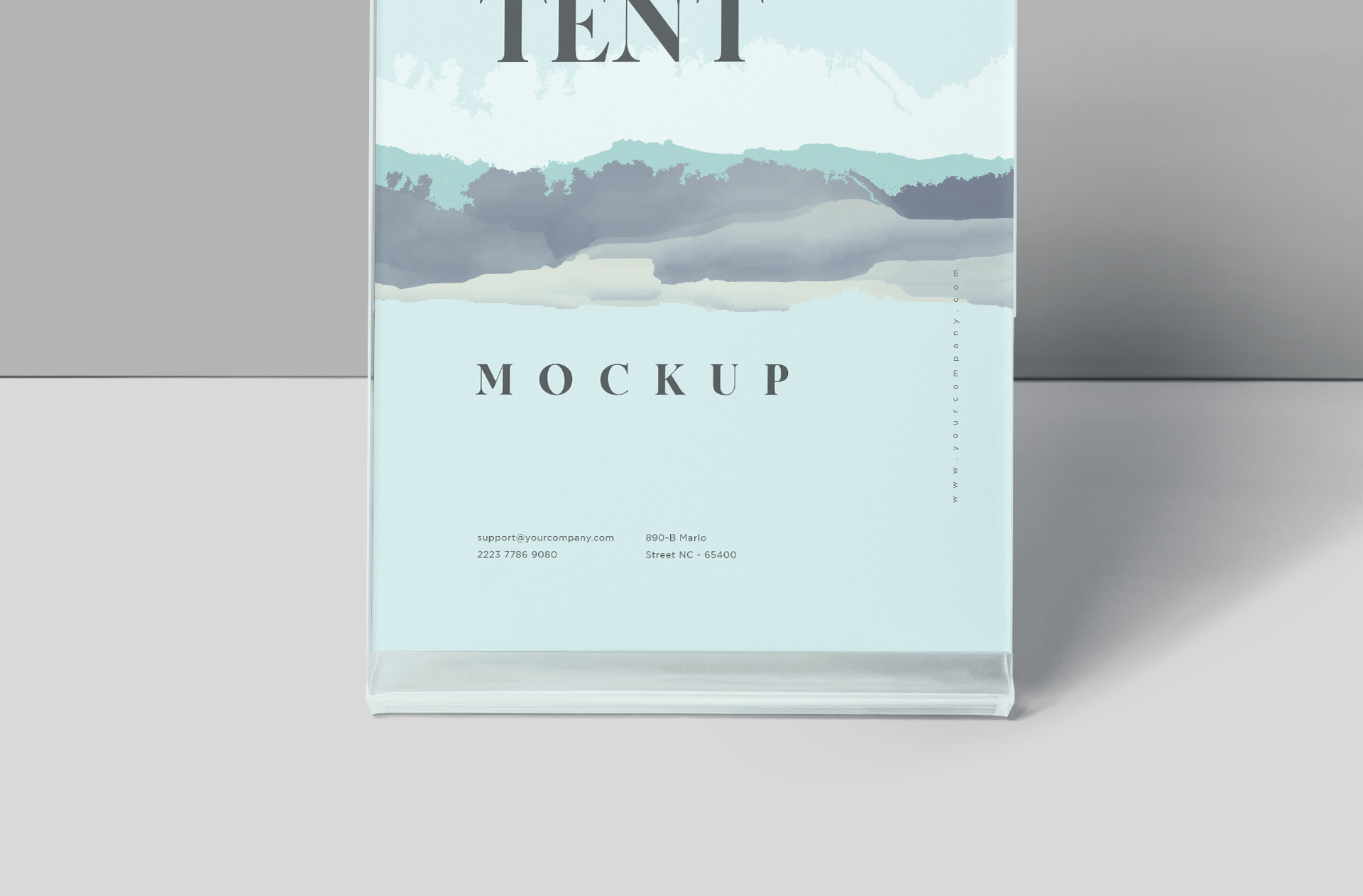 advertising table tent