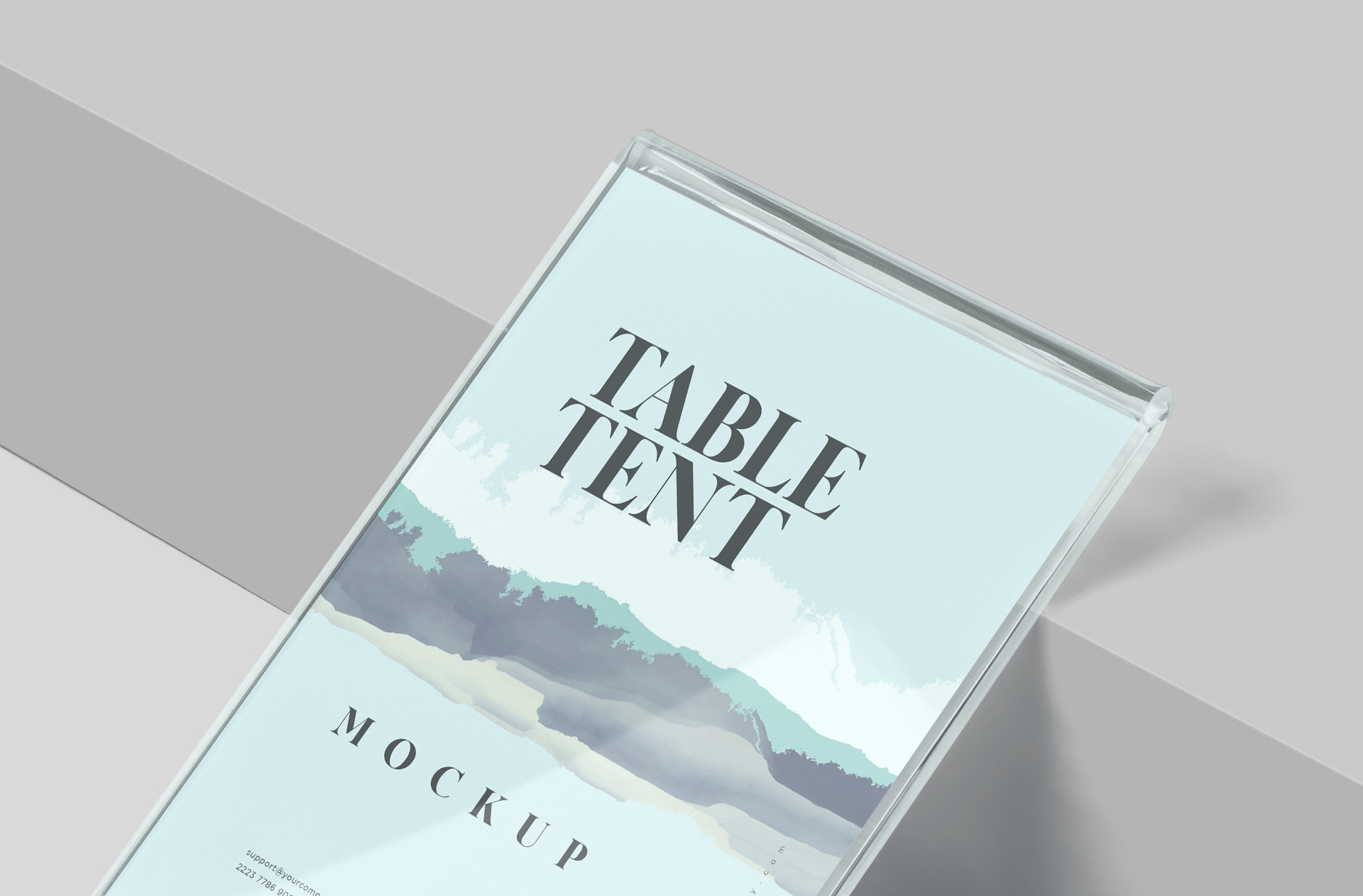 acrylic branding display