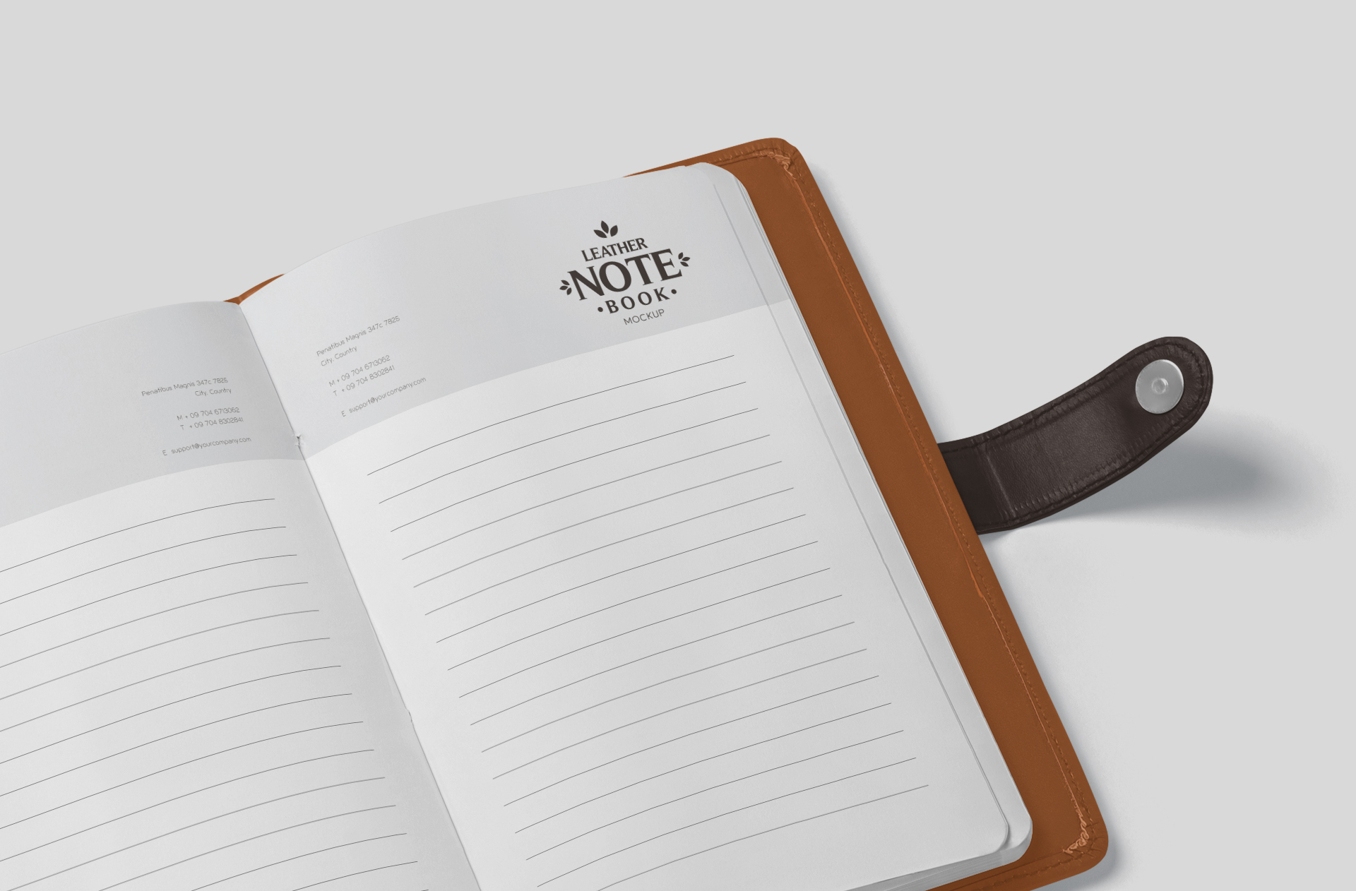 branding notebook PSD