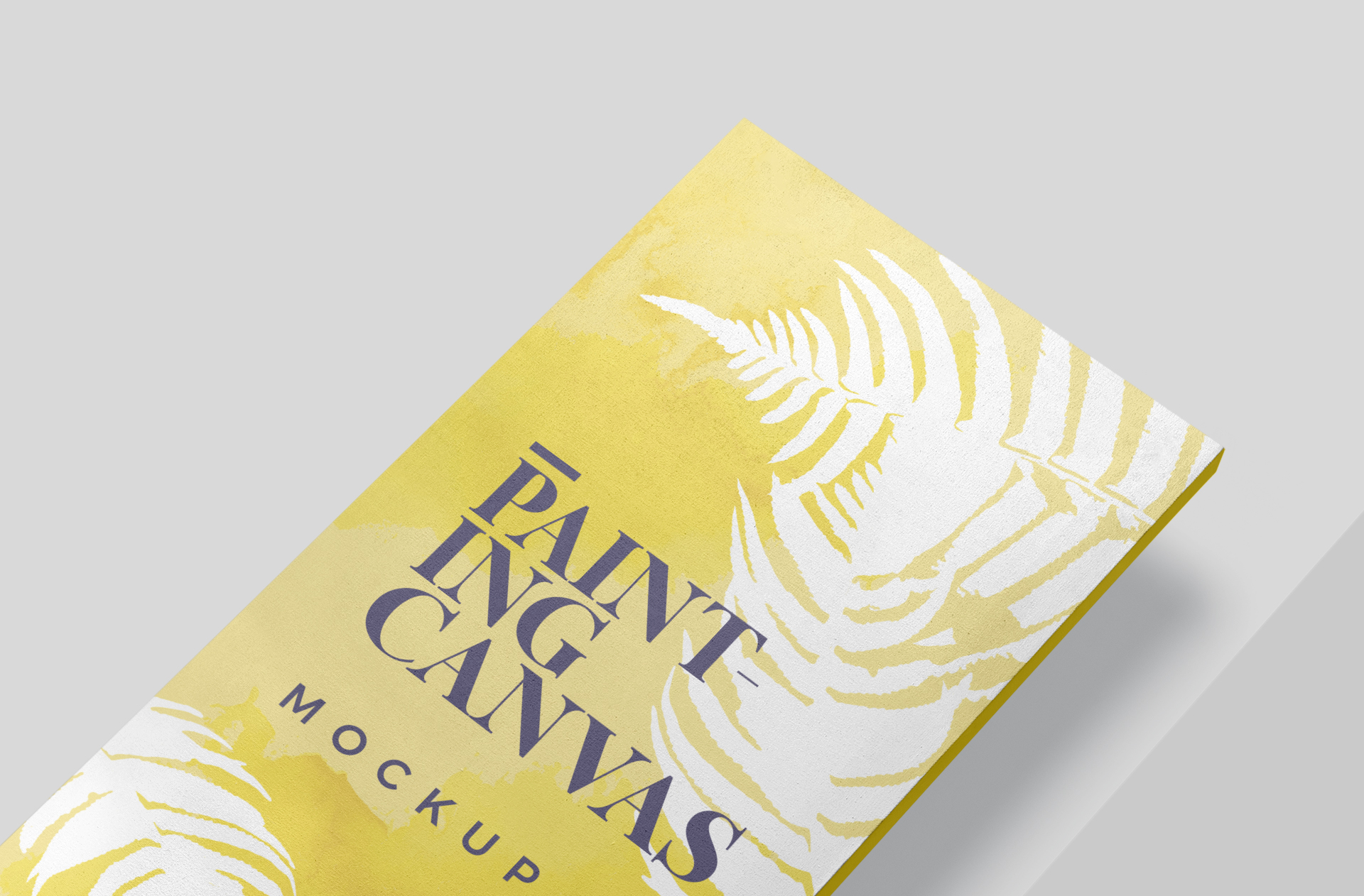 portrait canvas mock-up