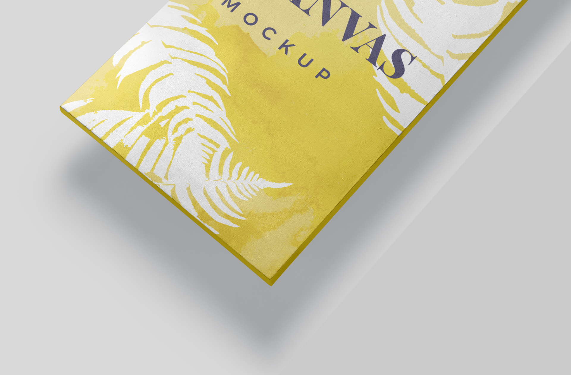 portrait canvas mock-up