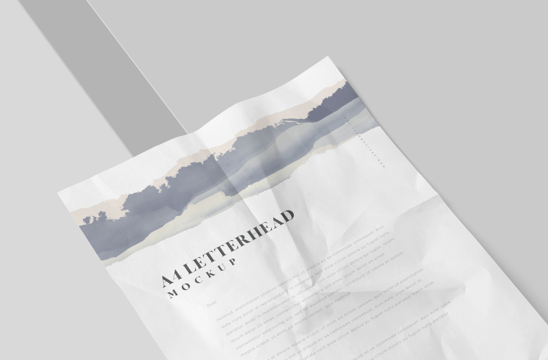 business paper mock-up