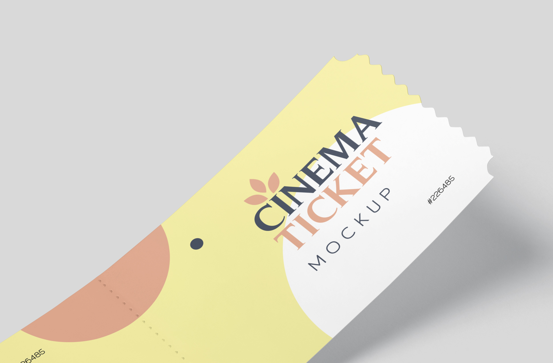 cinema ticket mock-up