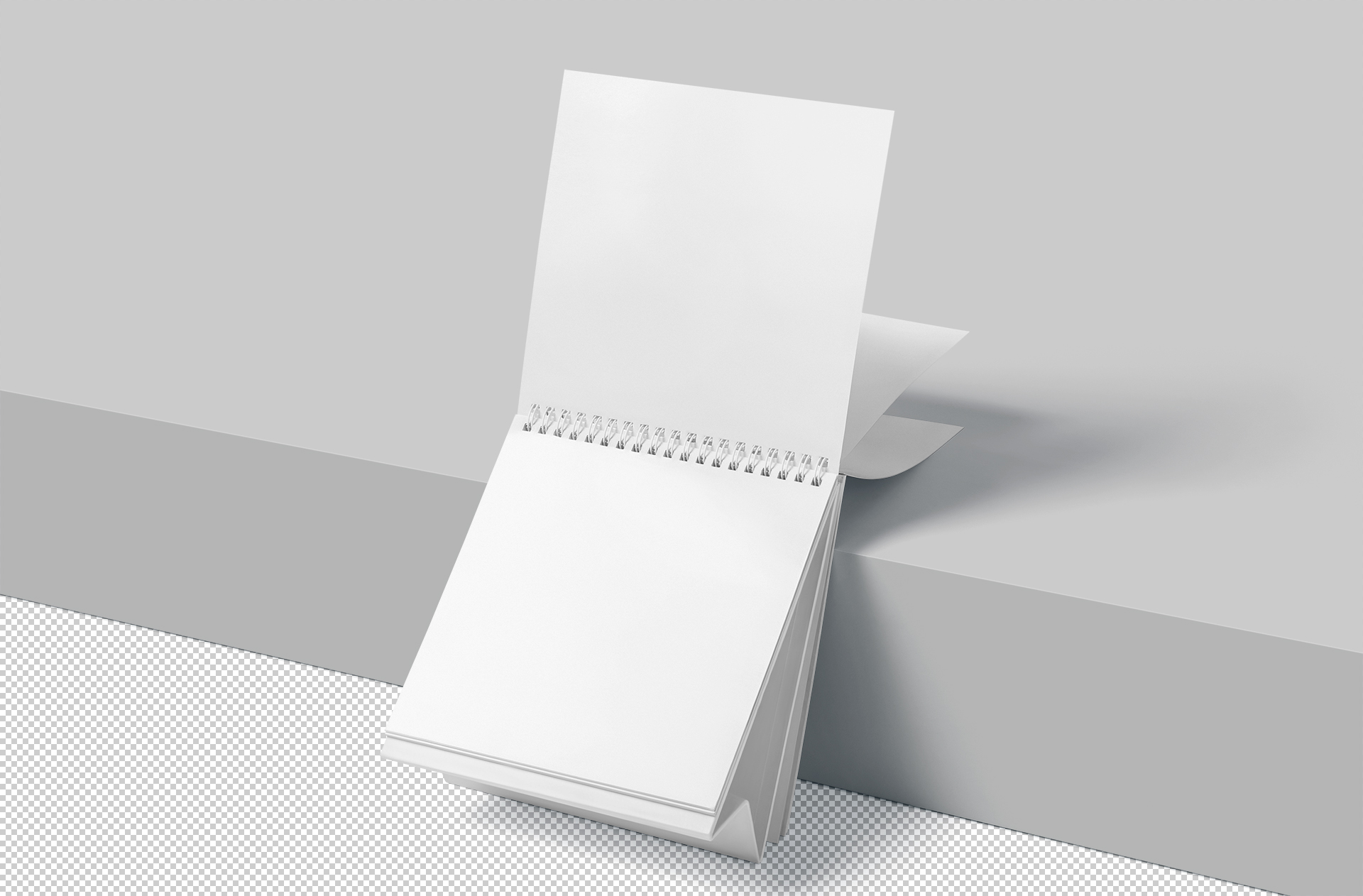 desk calendar mock-up