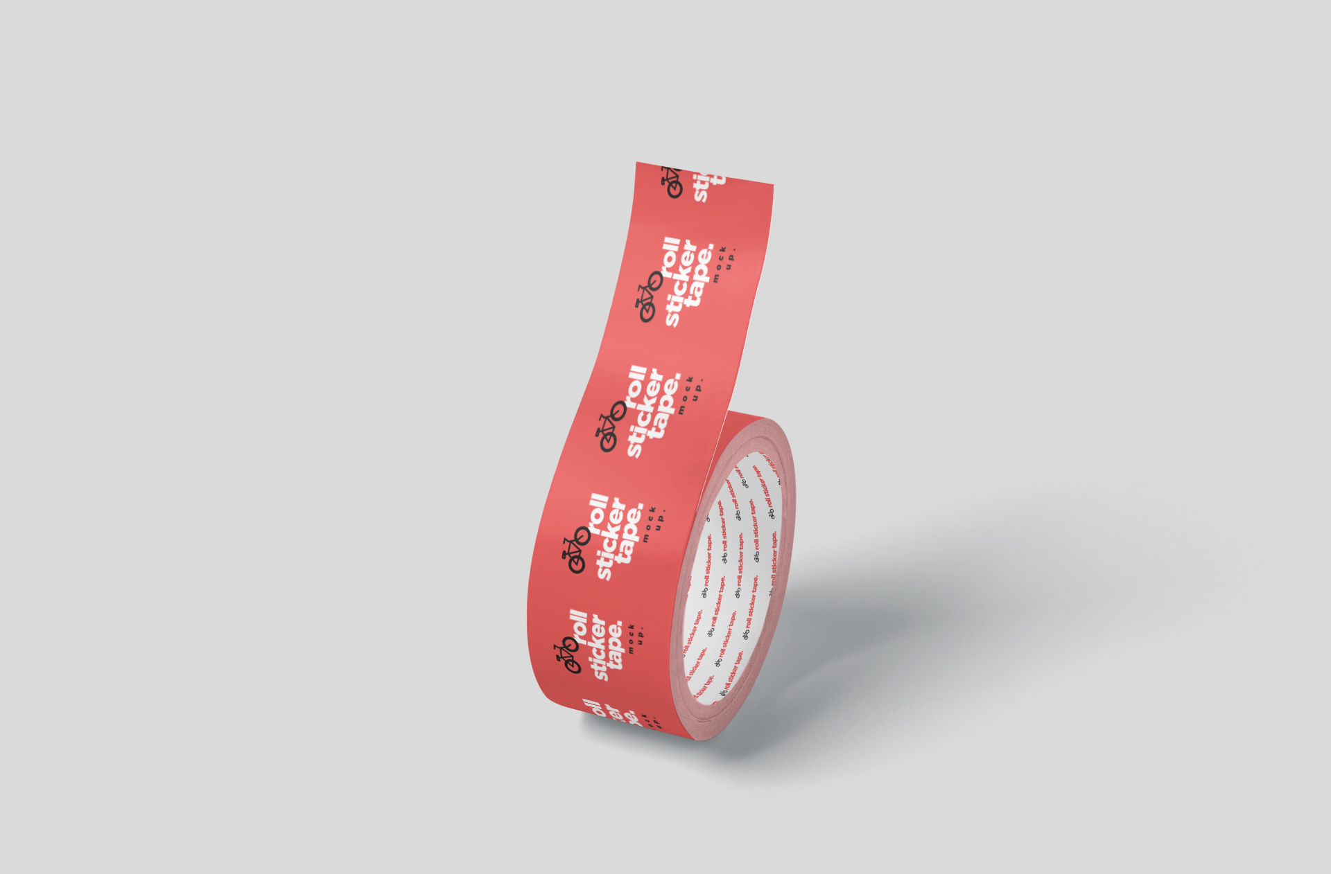 Sticker Roll Tape Mockup for Custom Branding