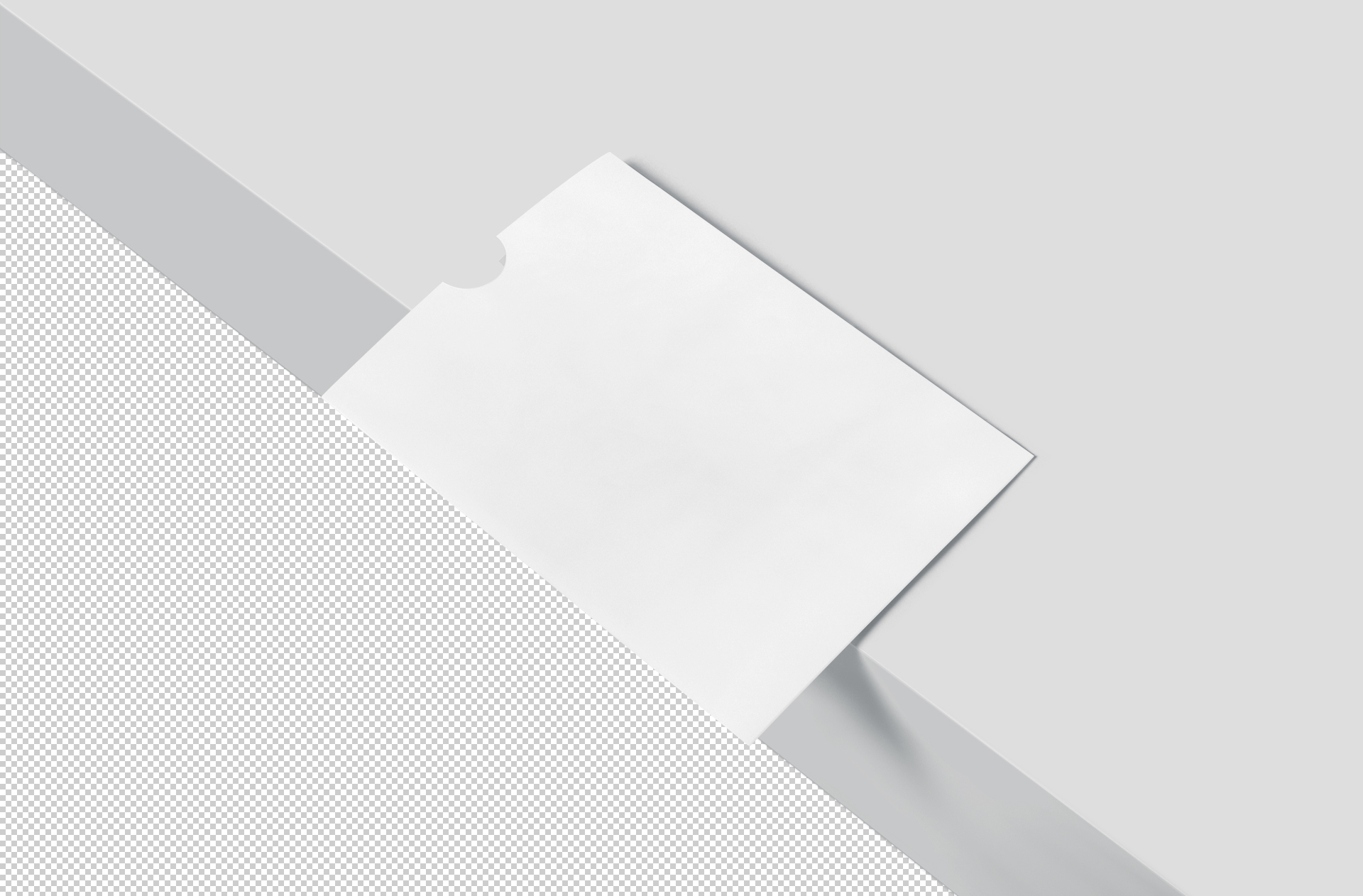 branding collateral sleeve PSD
