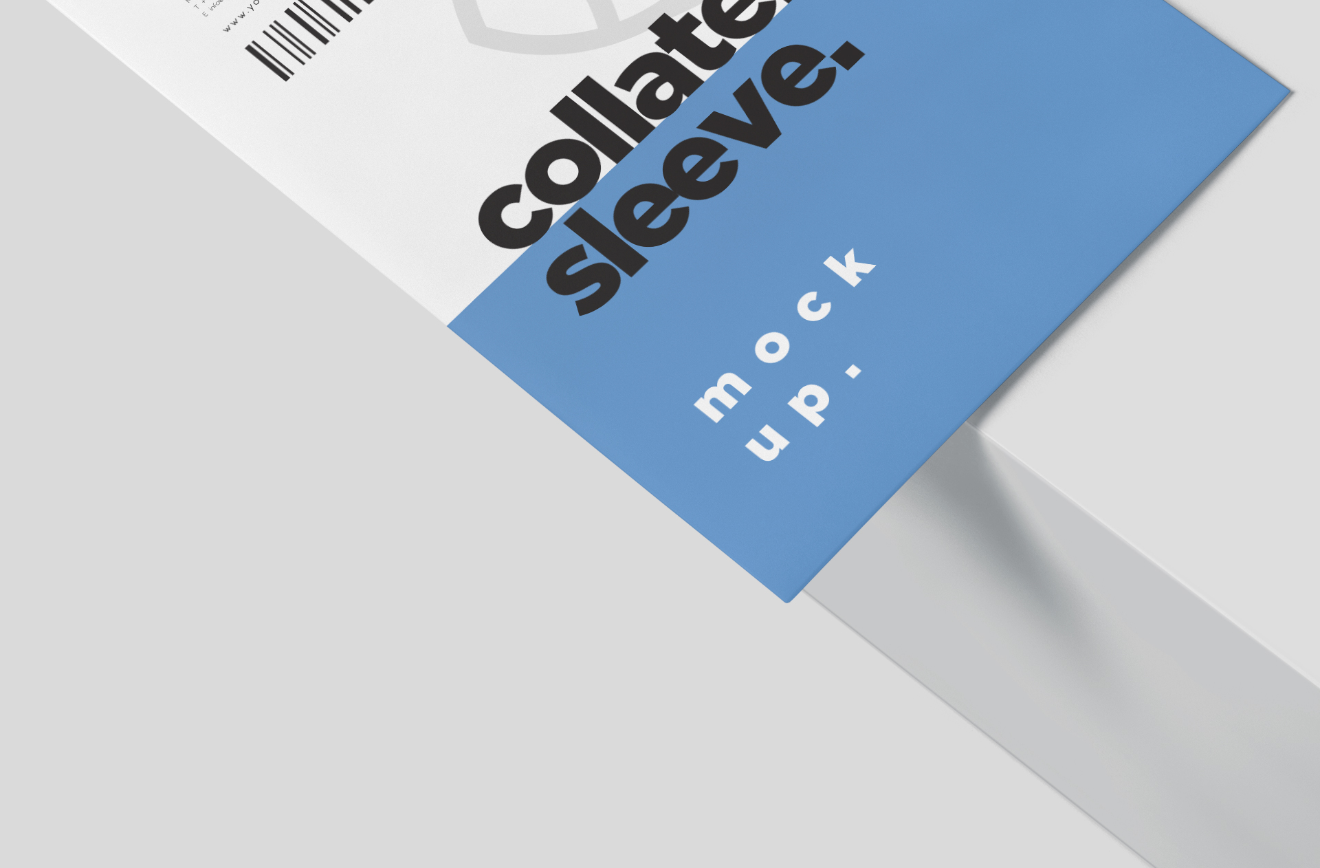 branding collateral sleeve PSD
