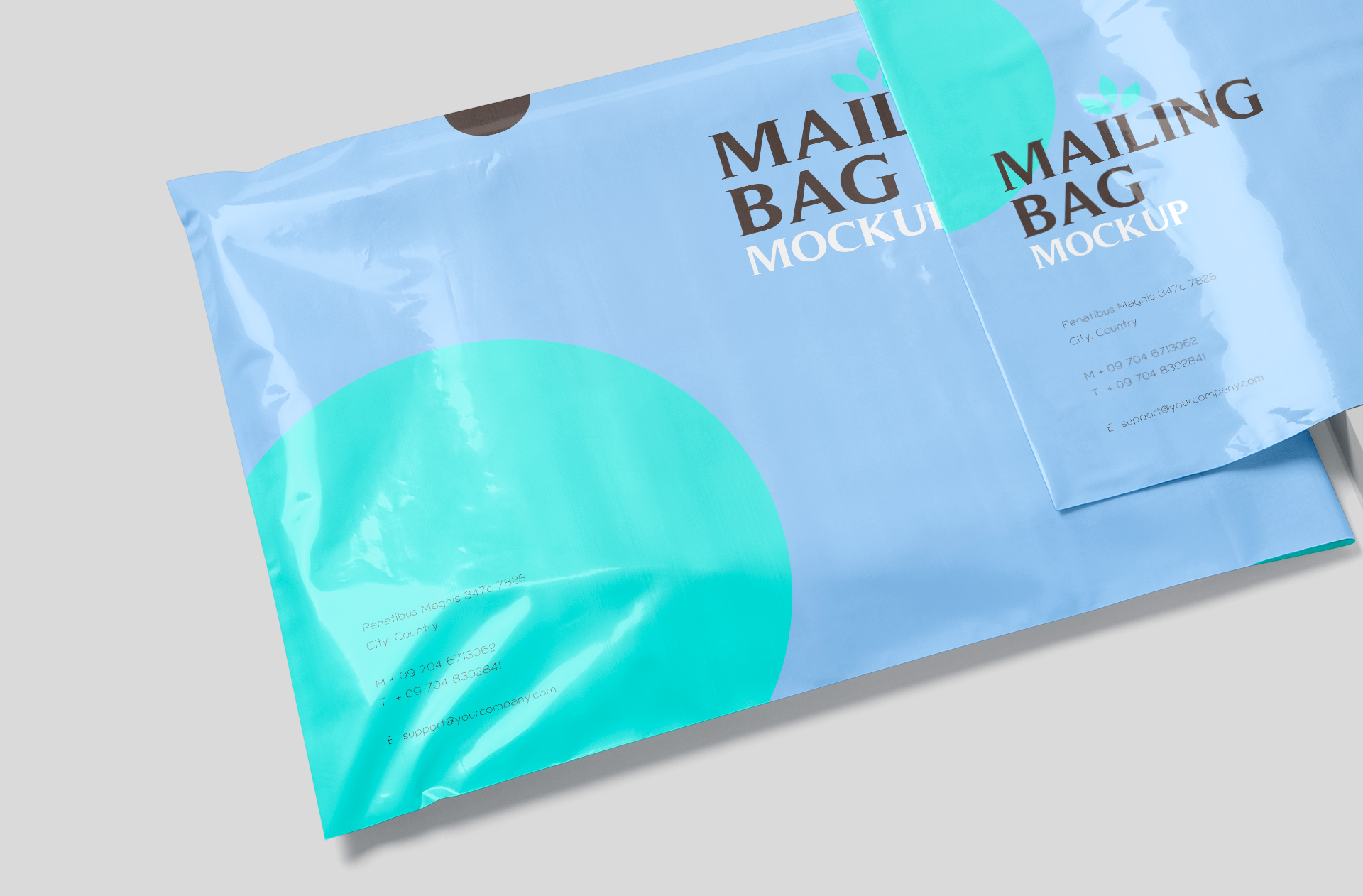 mailing bag mock-up