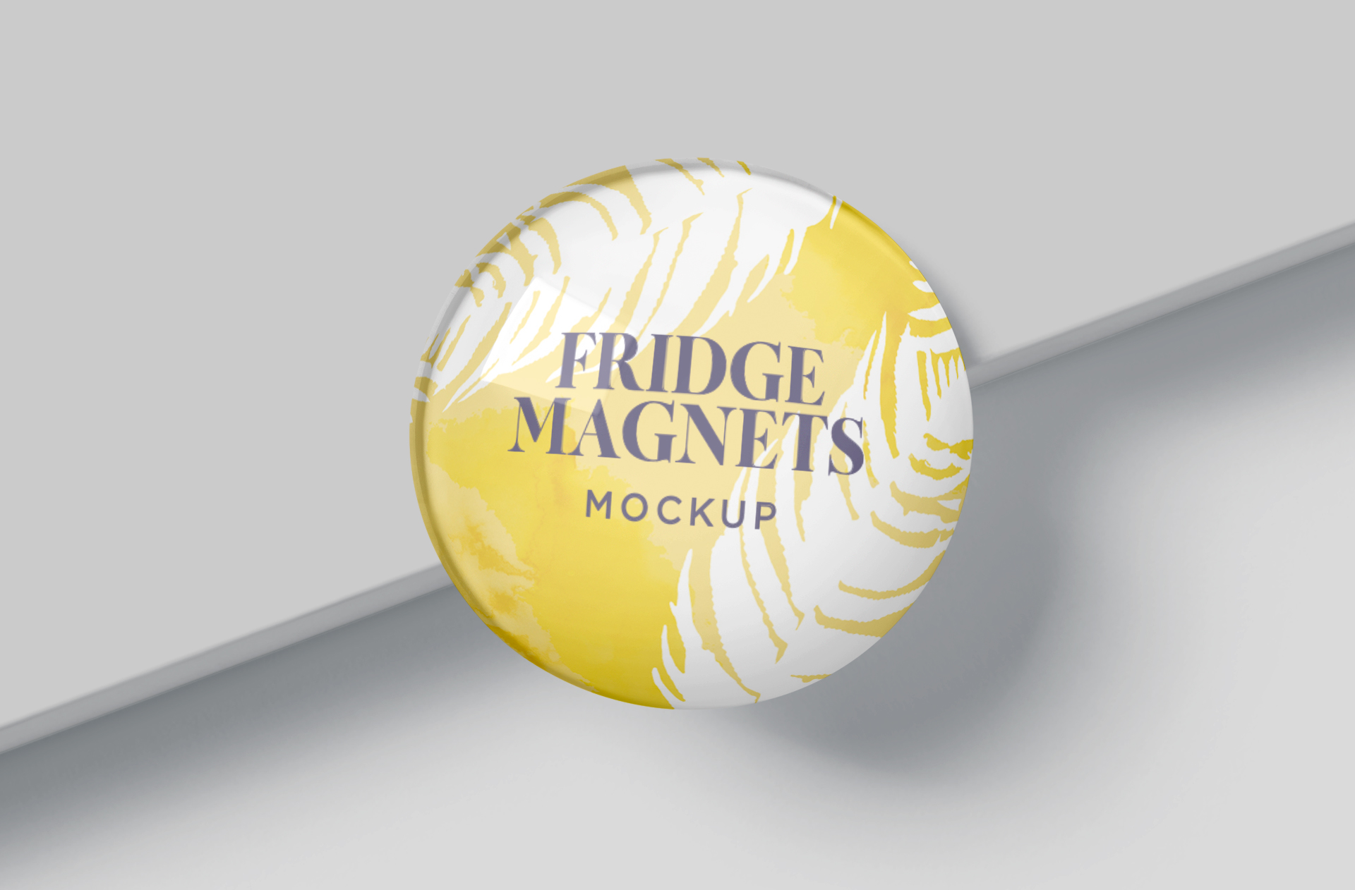 customizable branding magnet mock-up