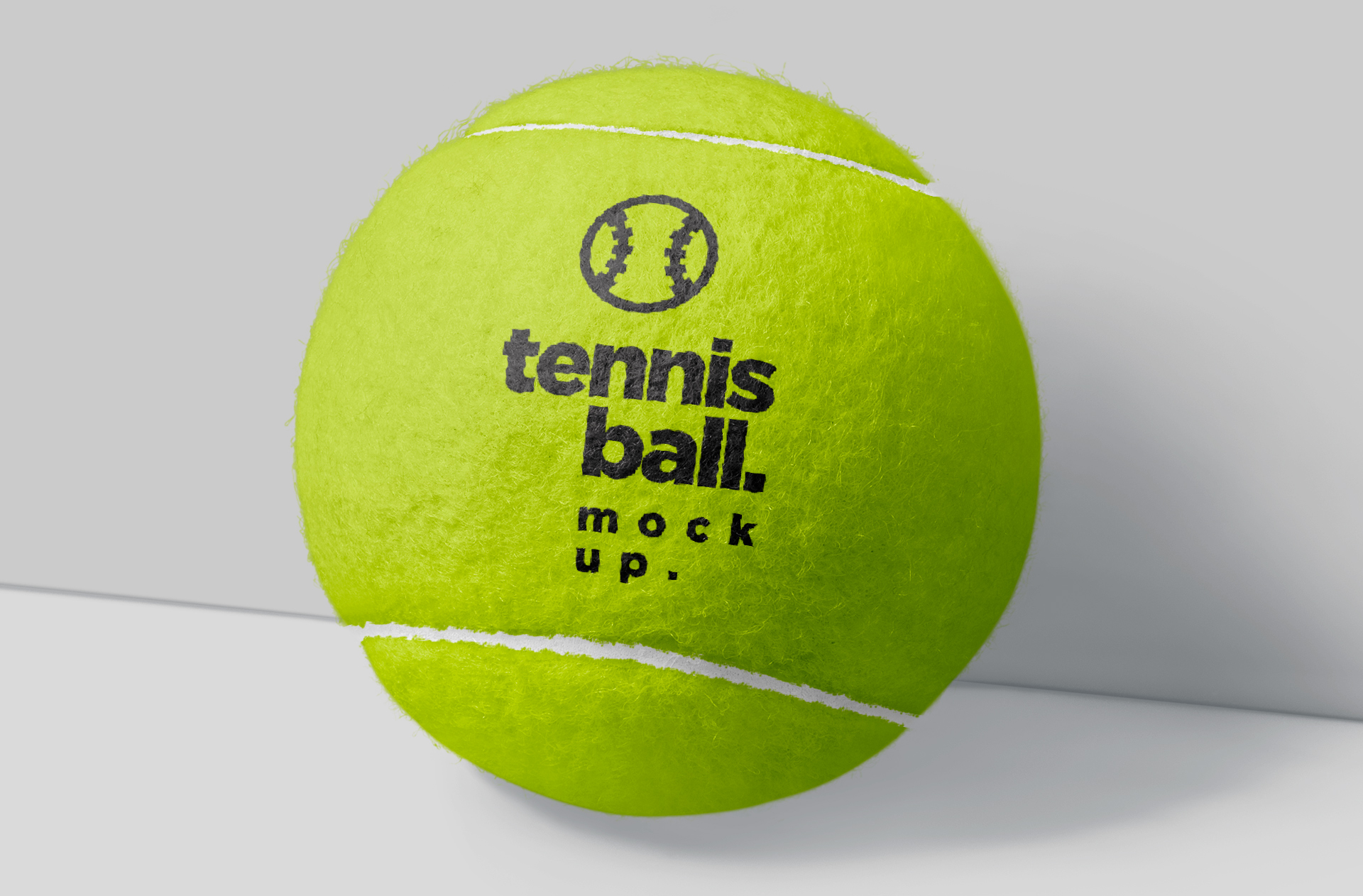 green tennis ball template