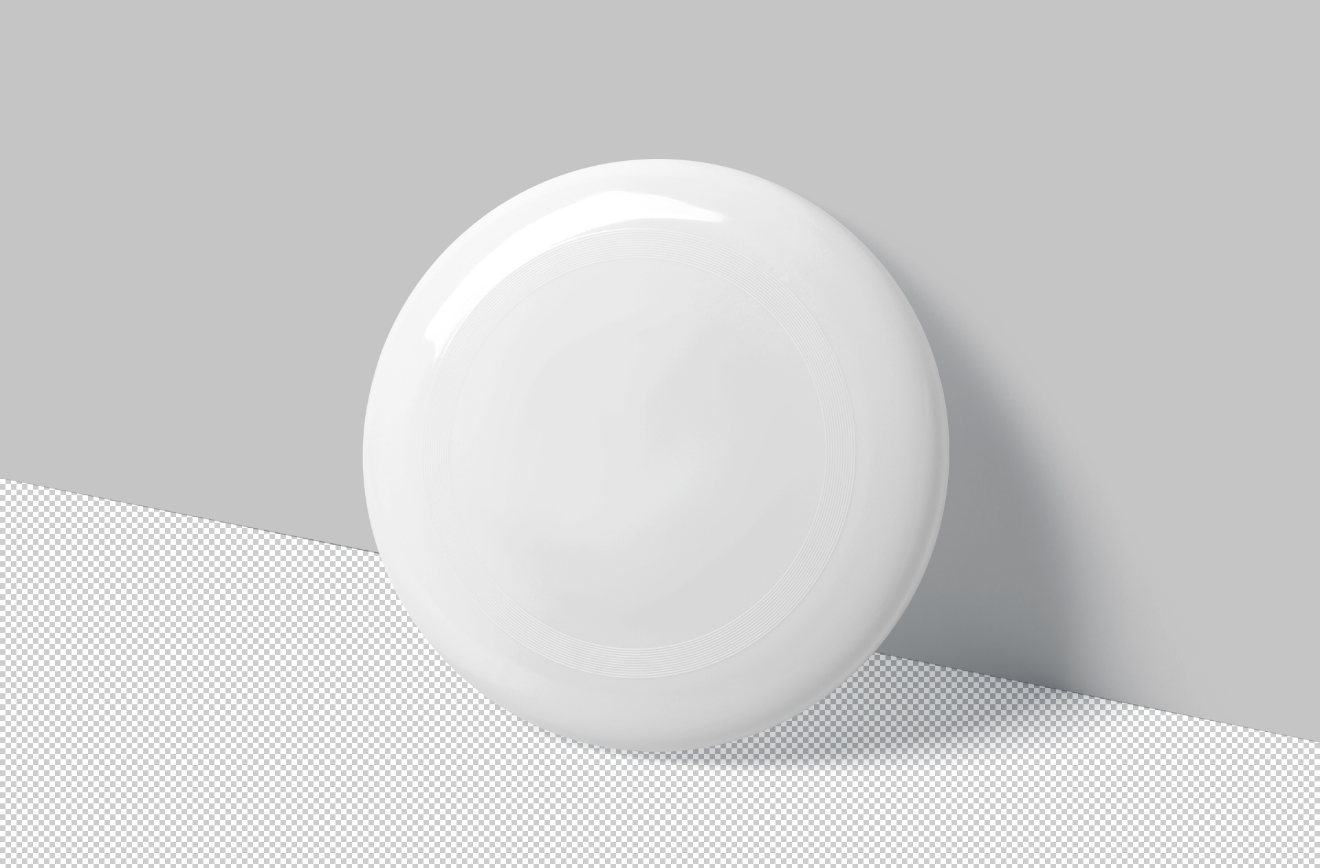frisbee disc mock-up