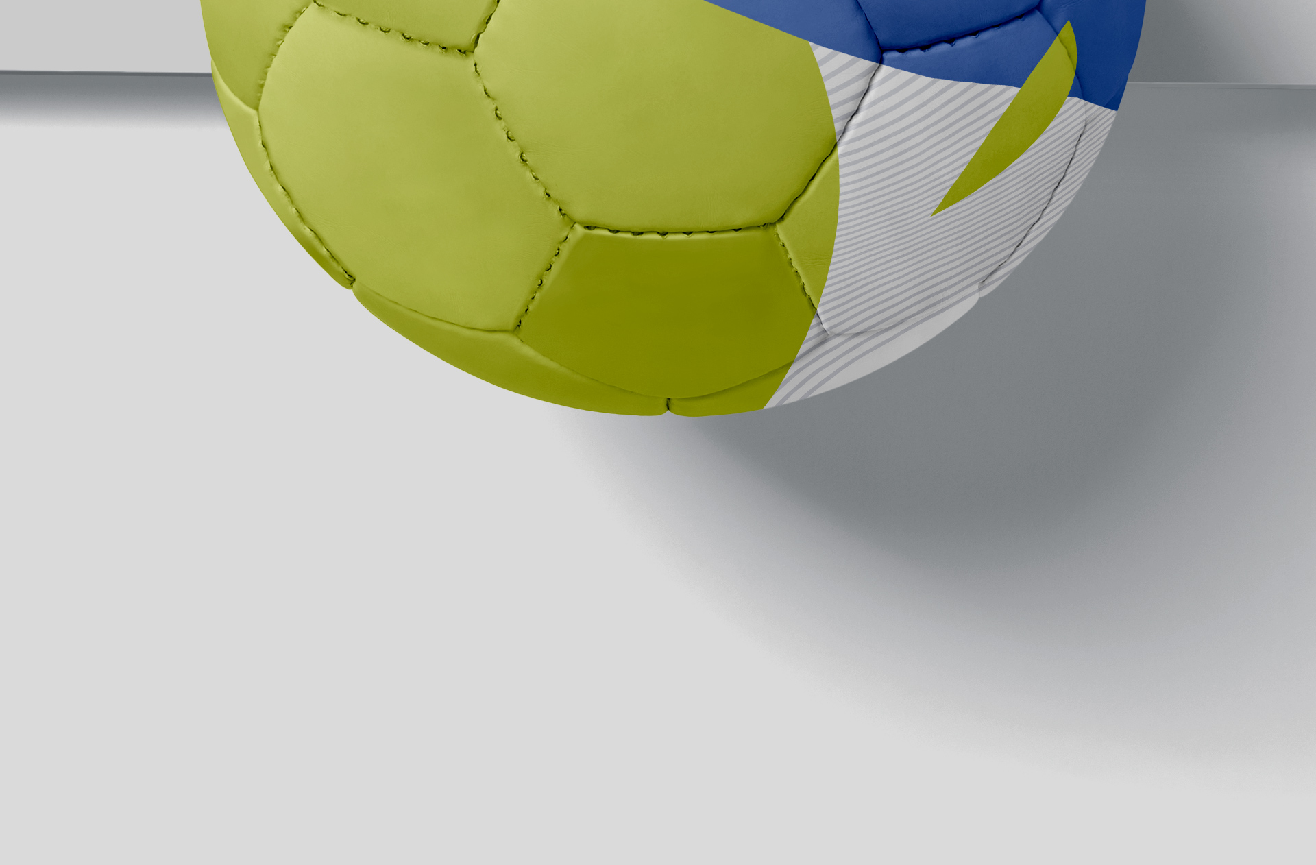 clean soccer branding mockup