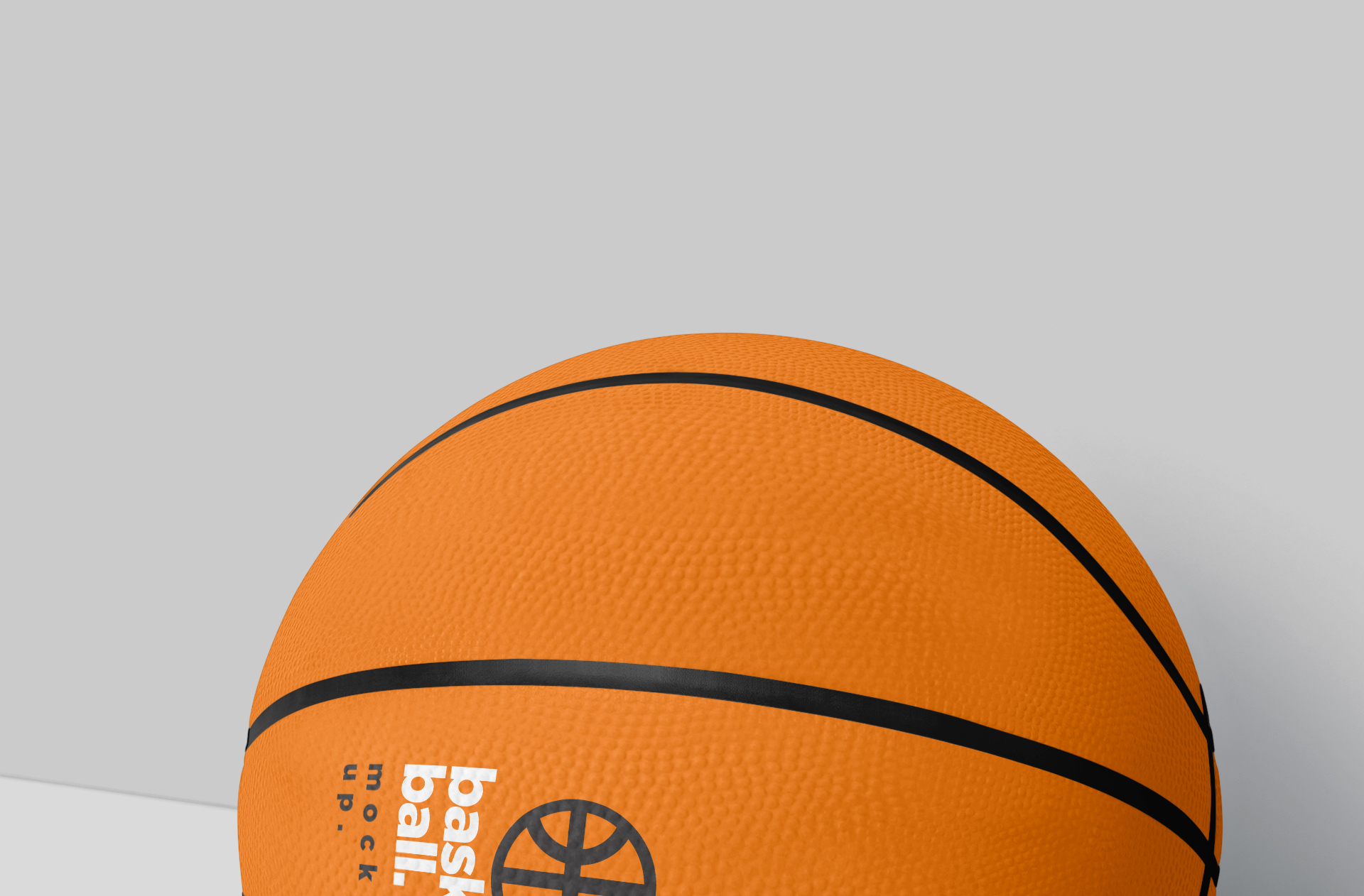 editable sports ball mockup