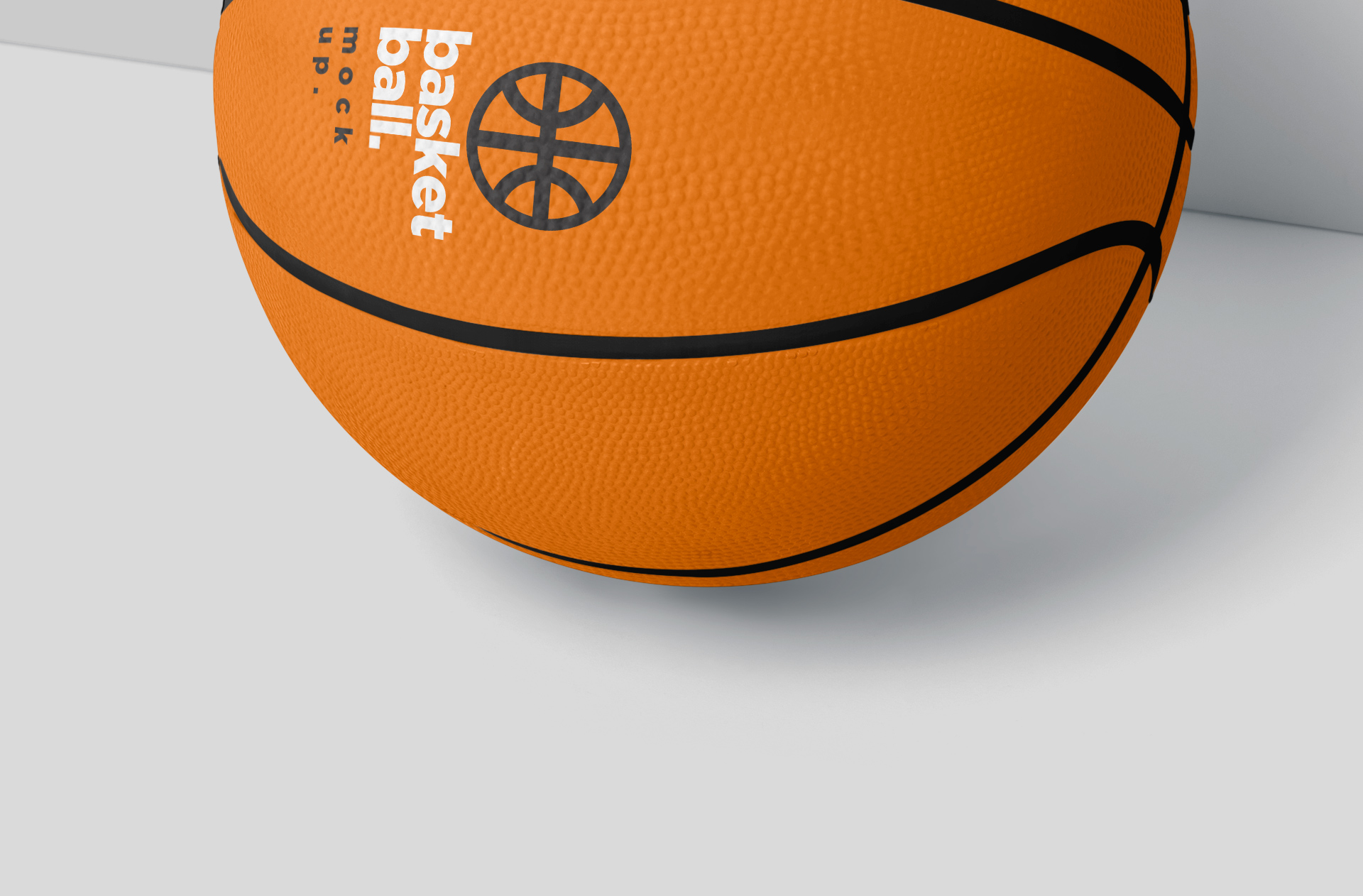 editable sports ball mockup