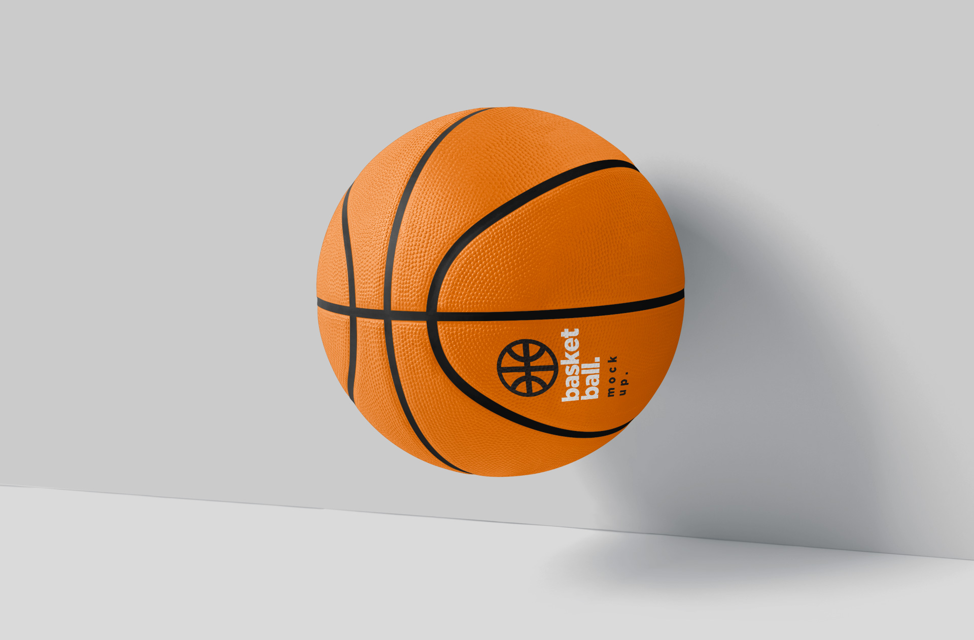 Floating Basketball Mockup for Team Branding