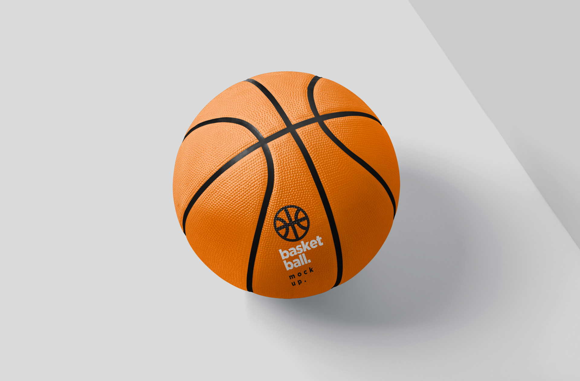 Dynamic Basketball Mockup for Sports Branding