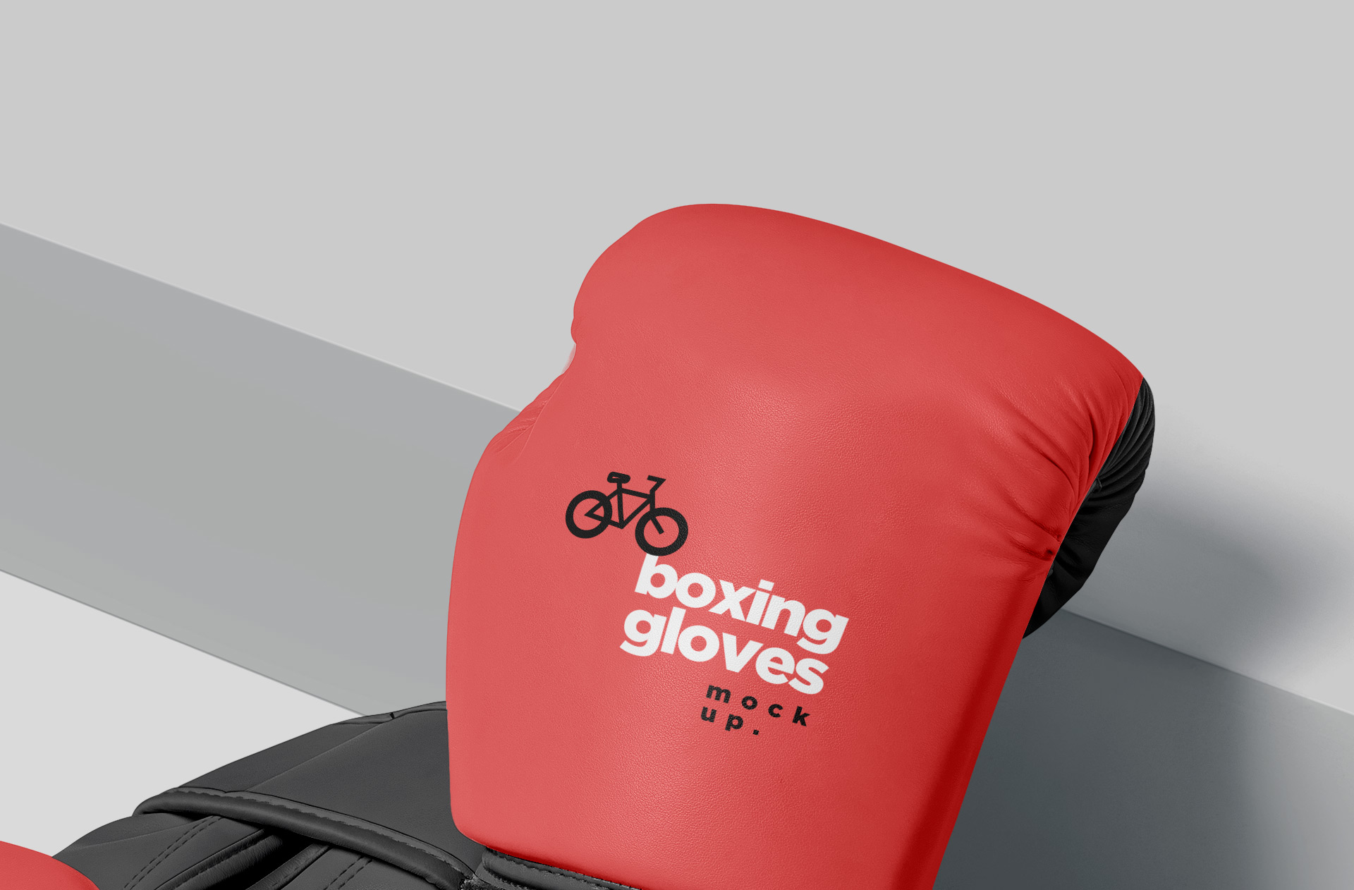 bold and clean boxing gloves design PSD