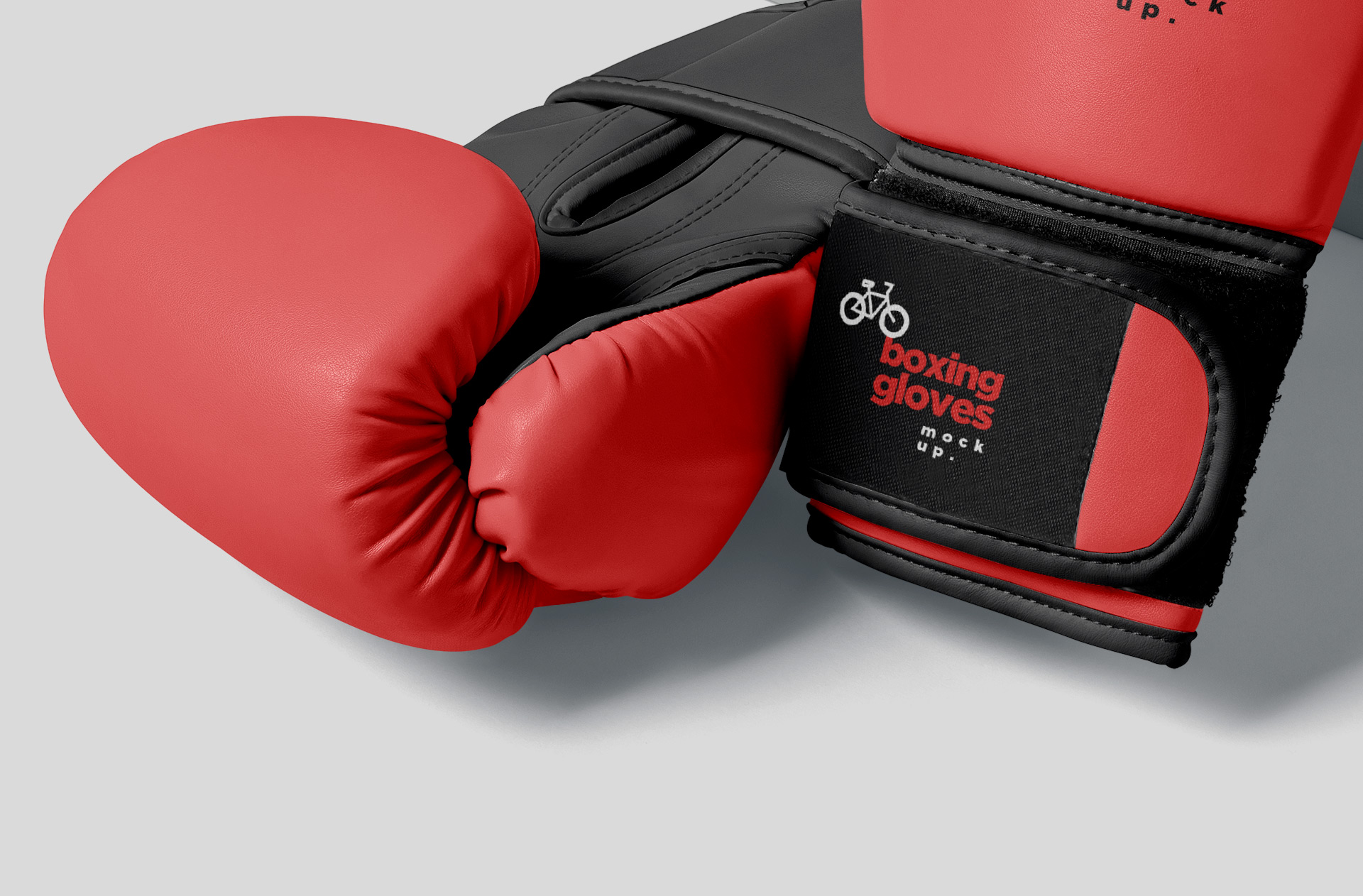 bold and clean boxing gloves design PSD