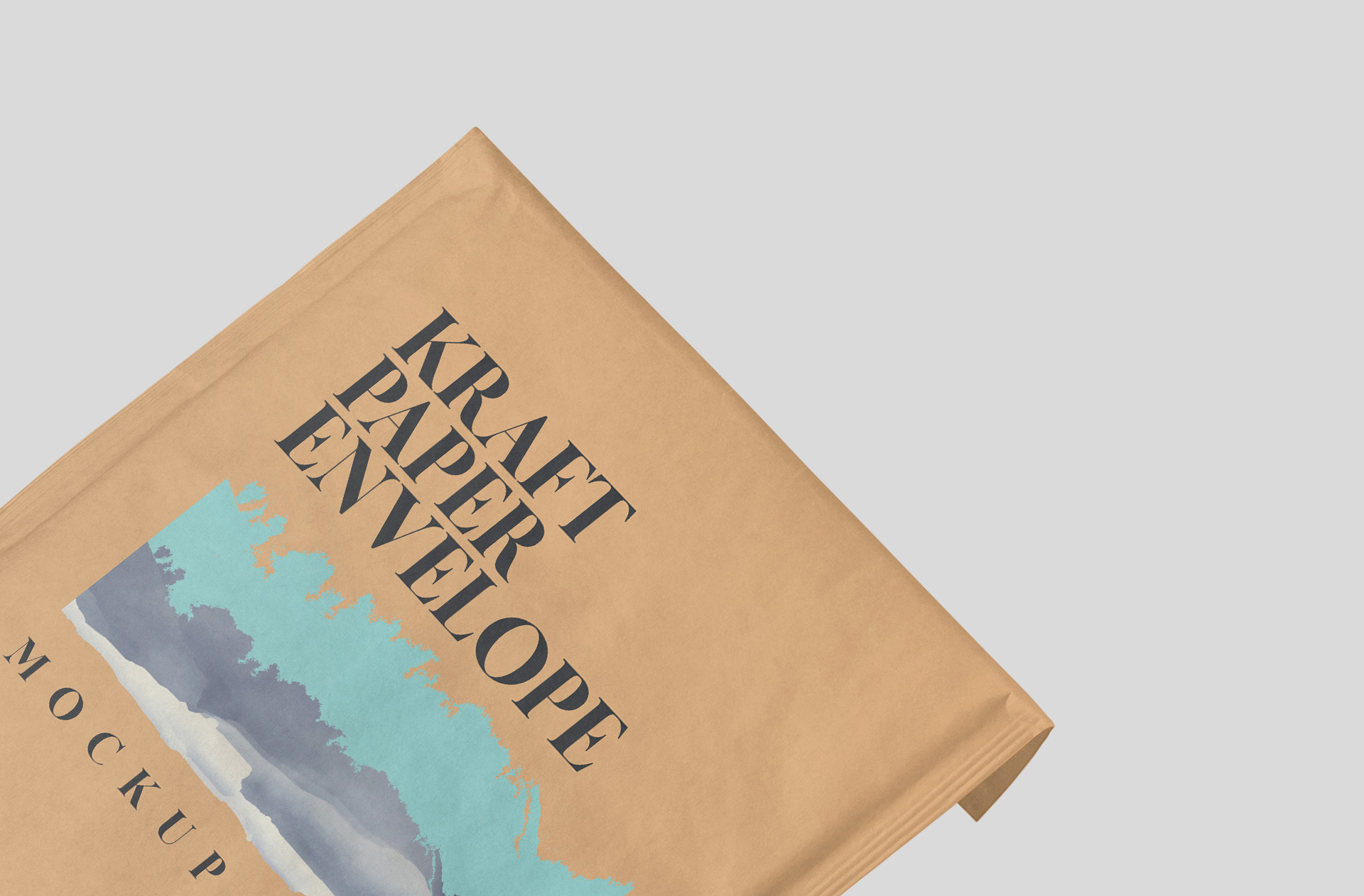 brown mailer template