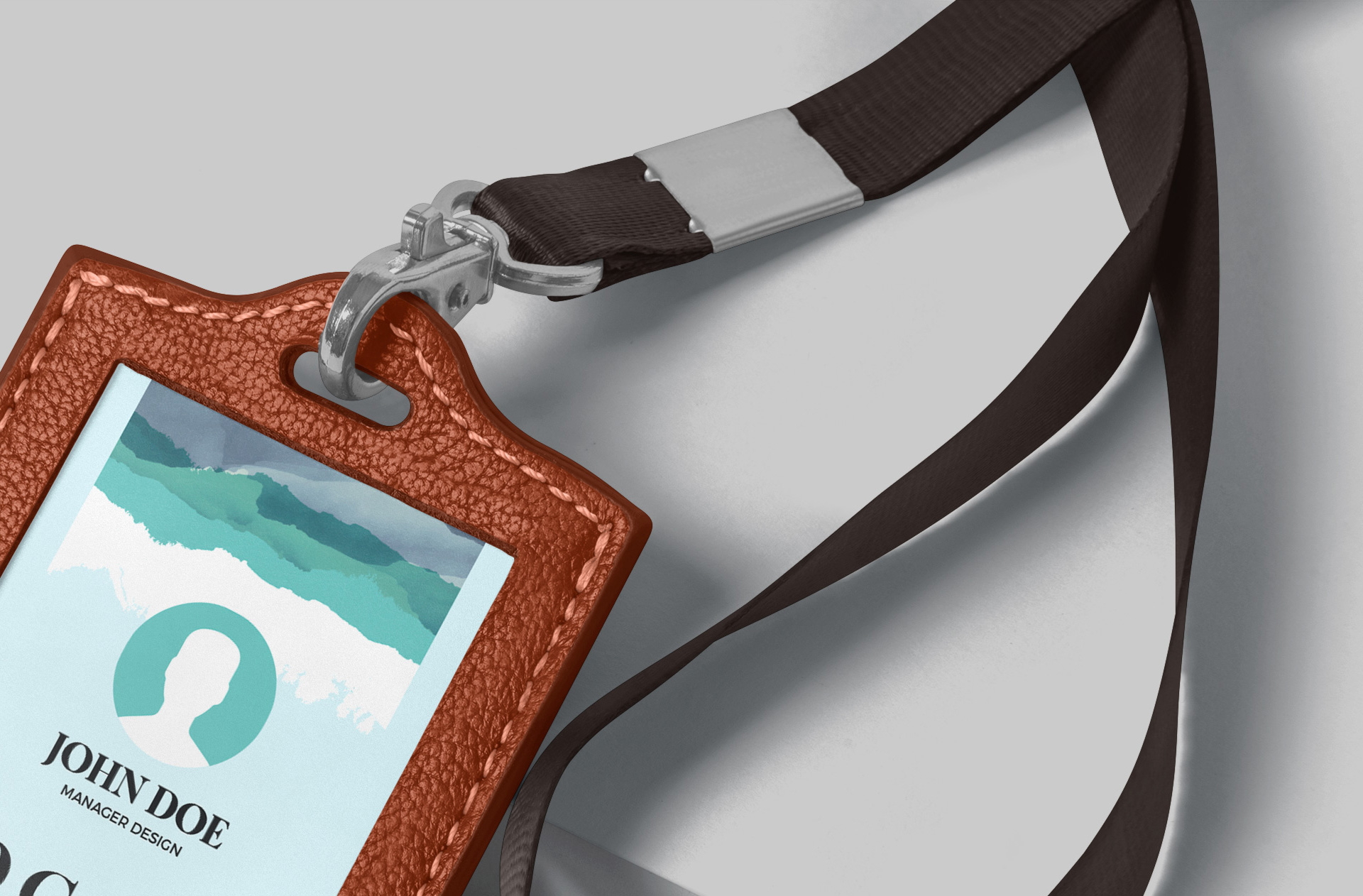 corporate ID card mockup