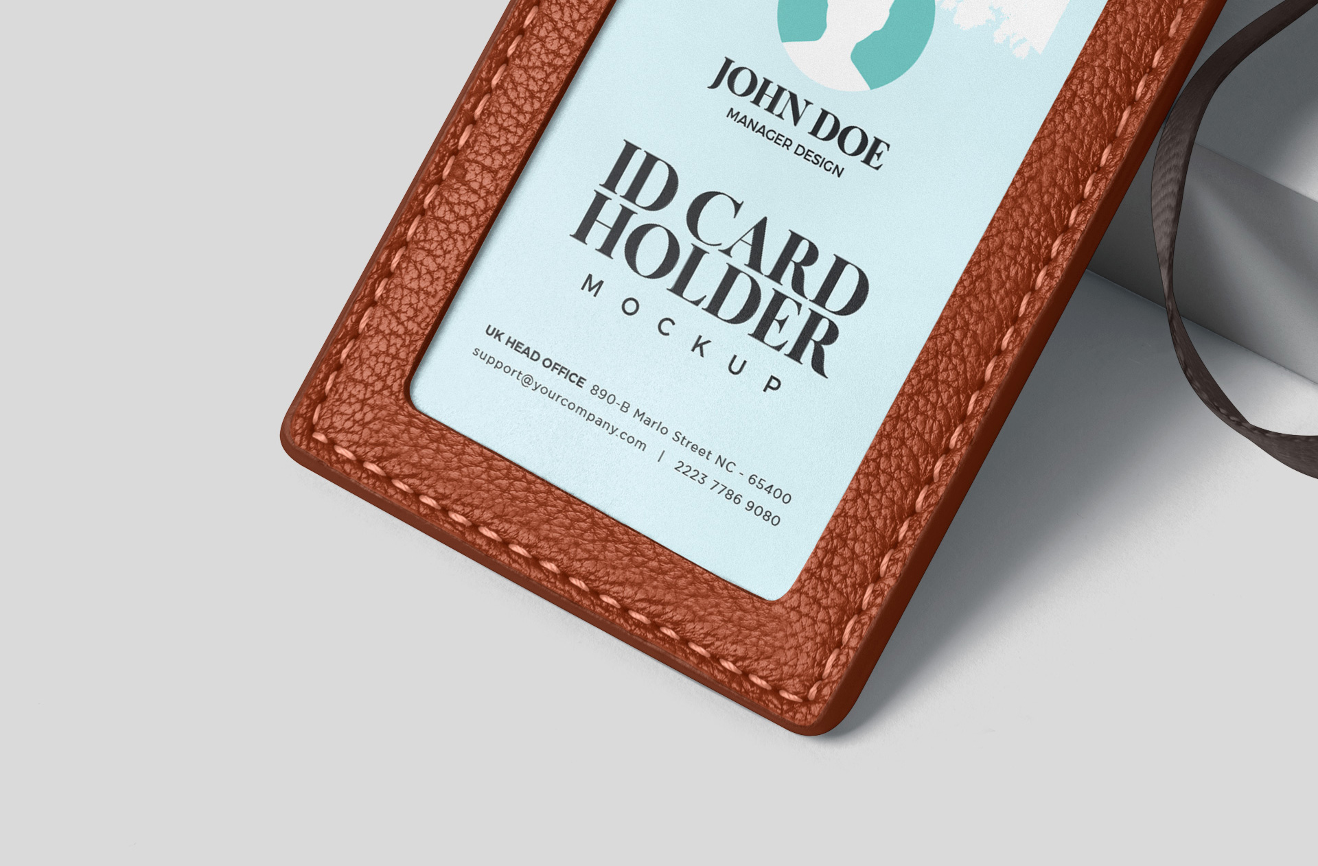 corporate ID card mockup