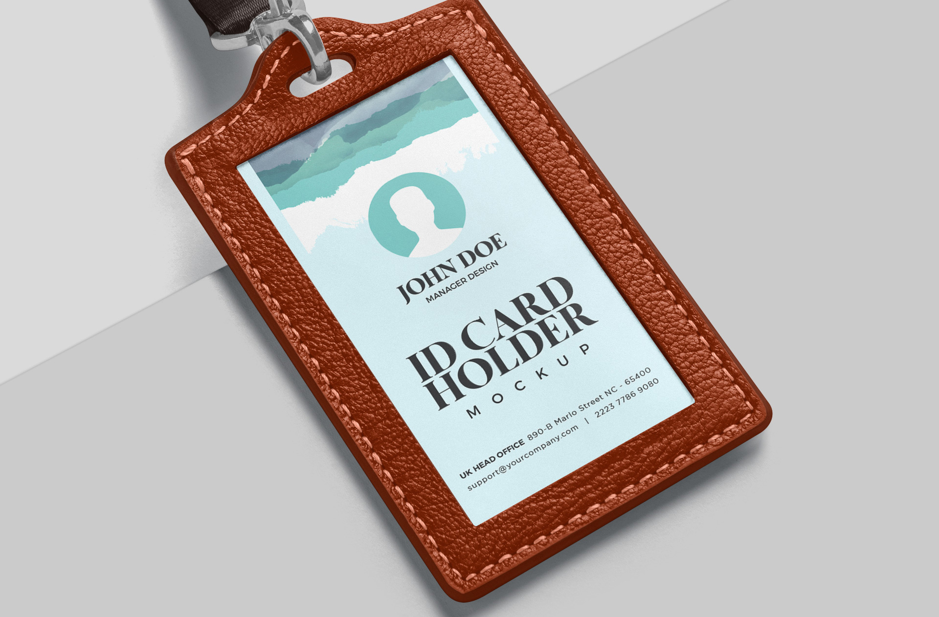 conference badge PSD