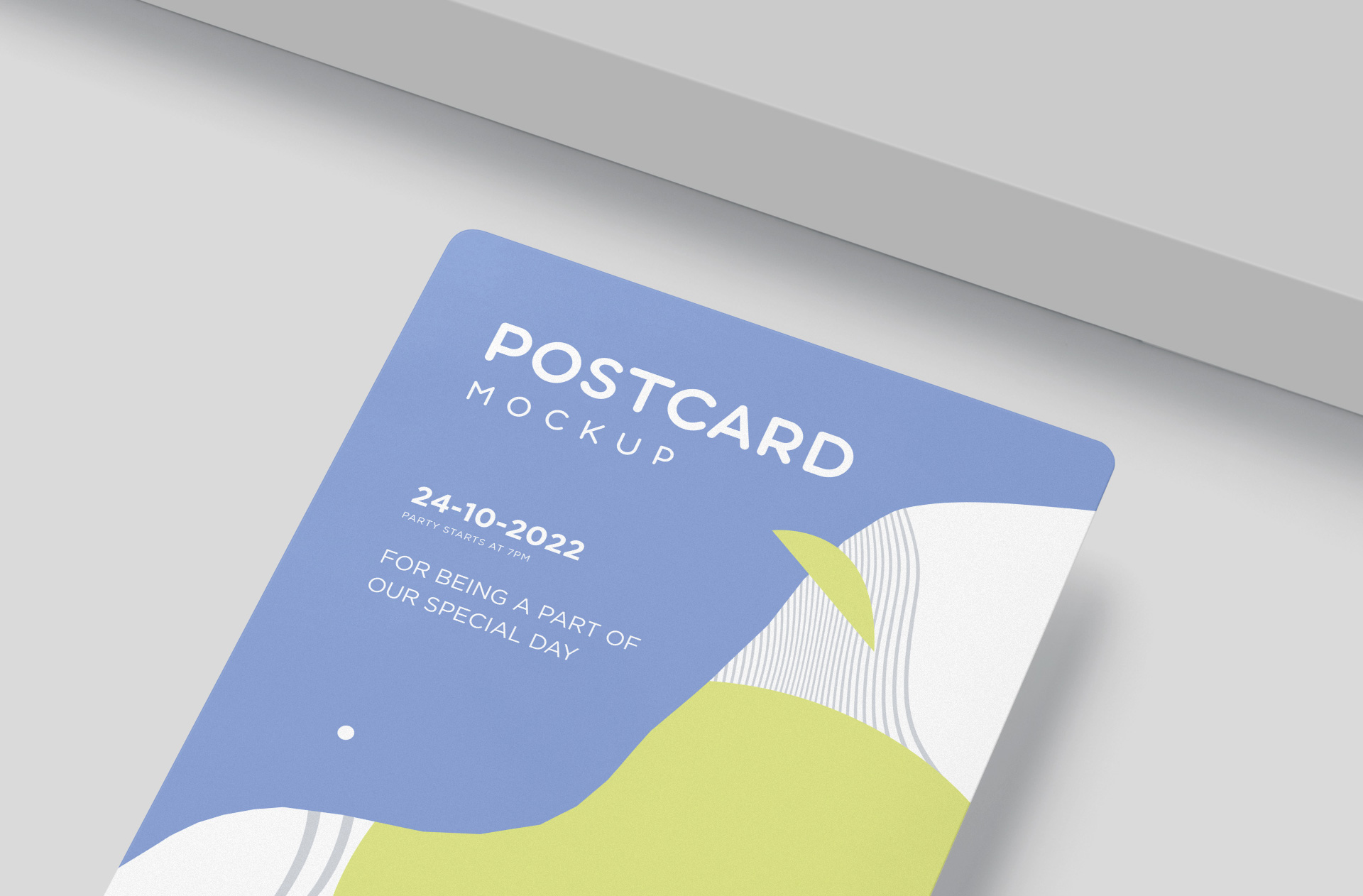 A6 postcard PSD
