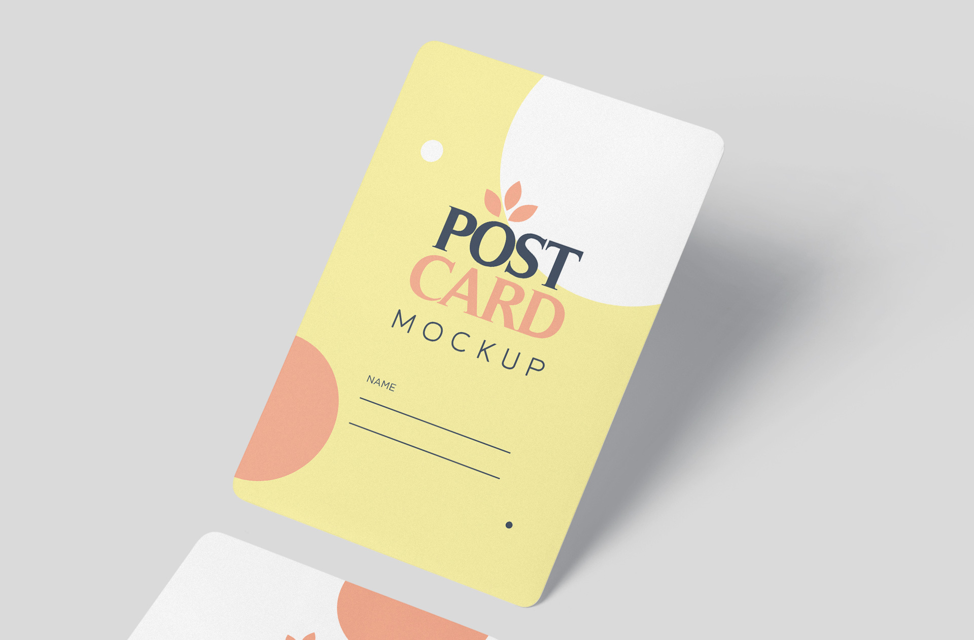 A6 postcard mockup