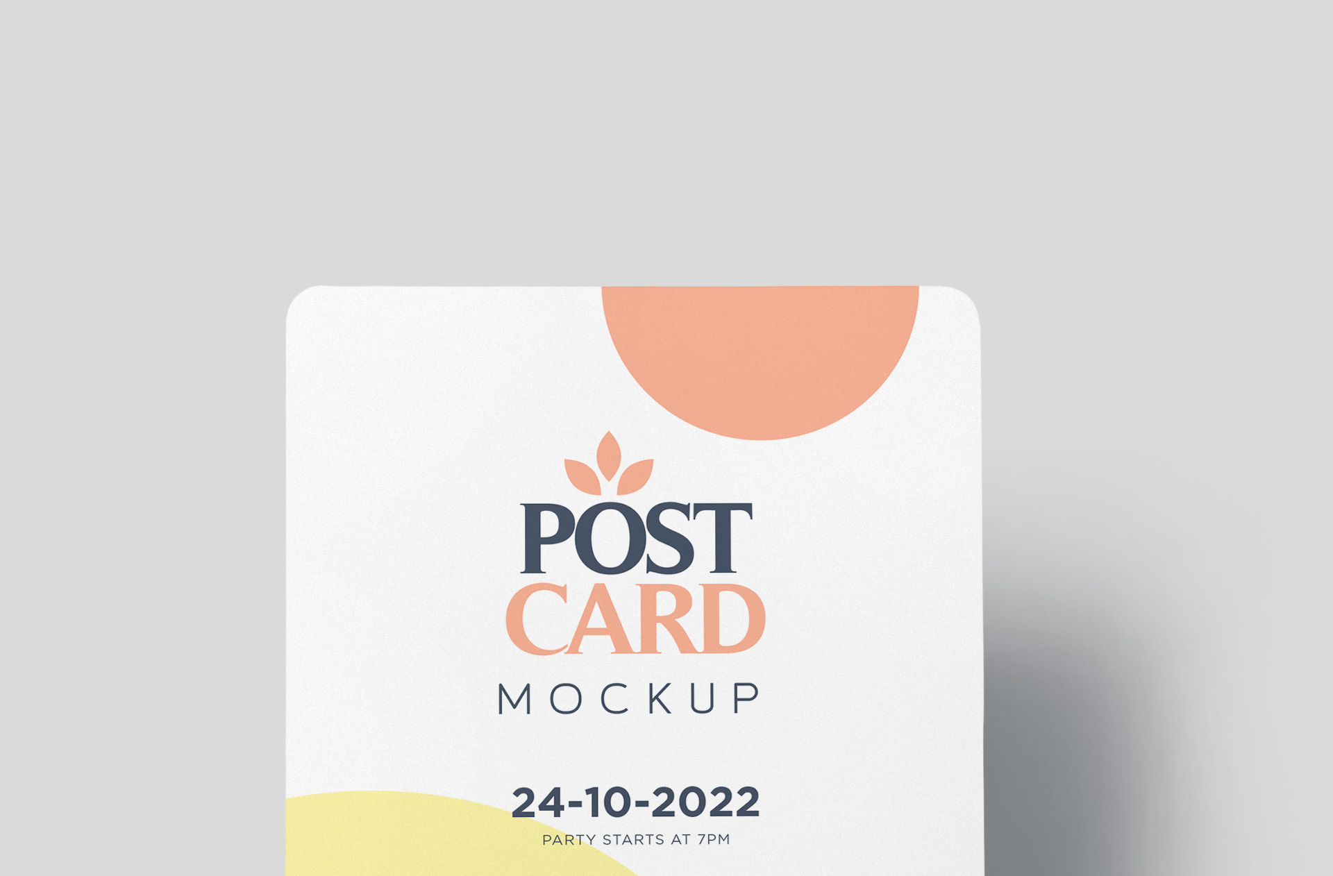 A6 postcard PSD