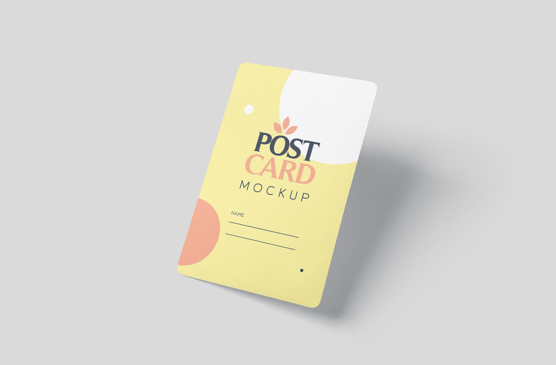 Premium Postcard Mockup – Editable Design PSD