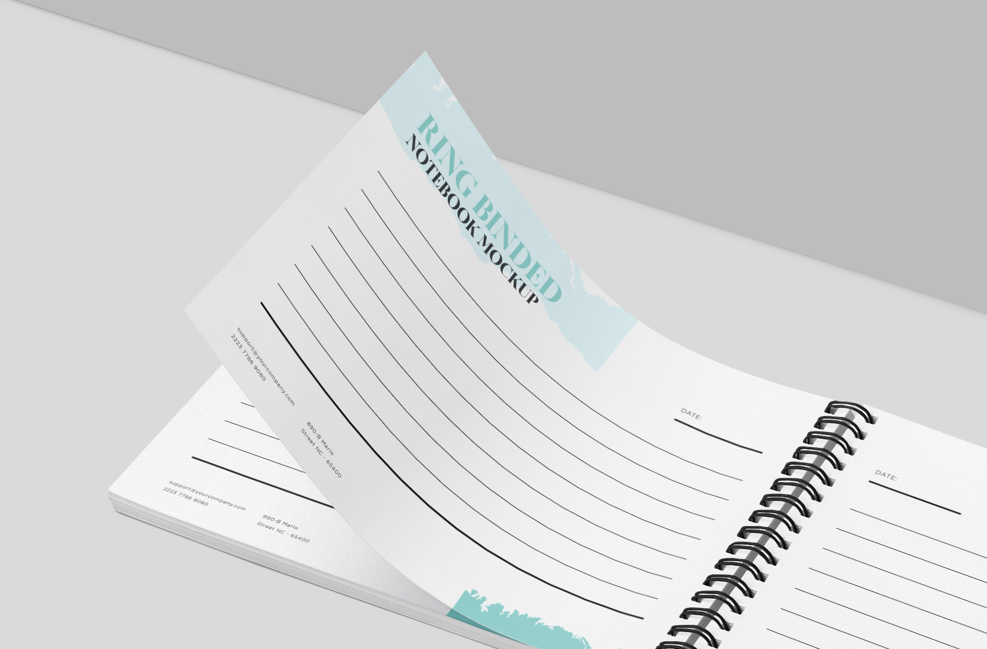corporate branding notebook