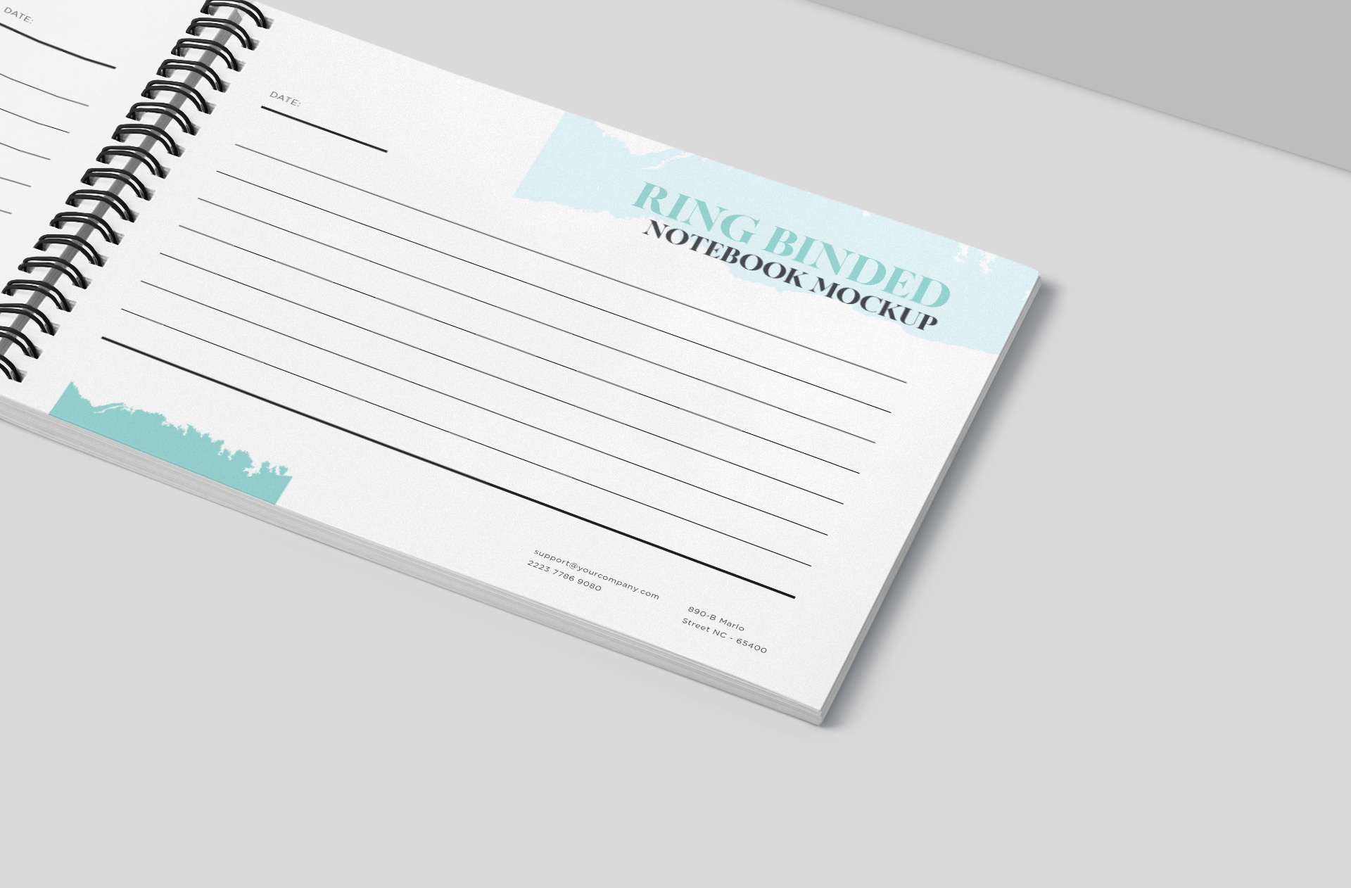 corporate branding notebook