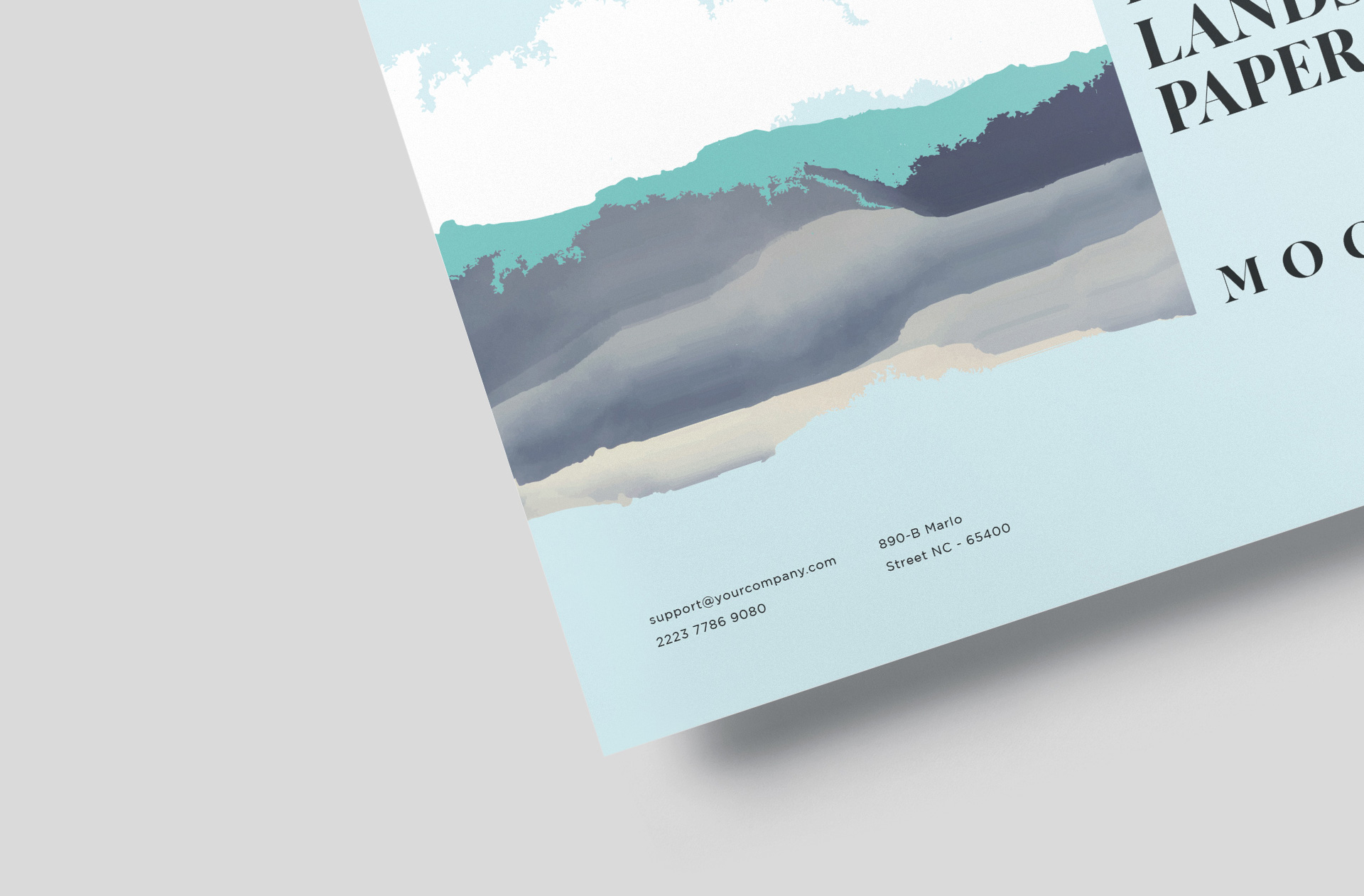 corporate branding flyer