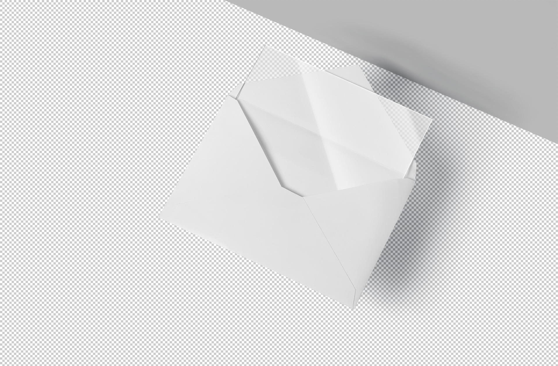 acrylic postcard mock-up