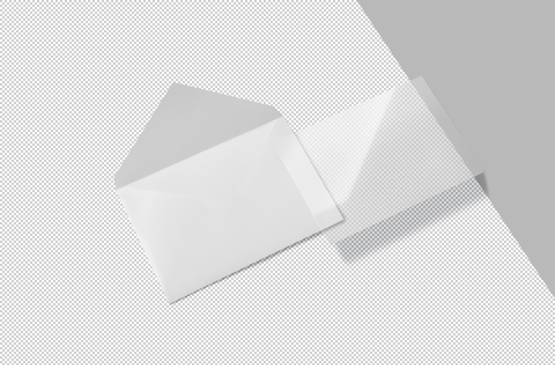 acrylic postcard mock-up