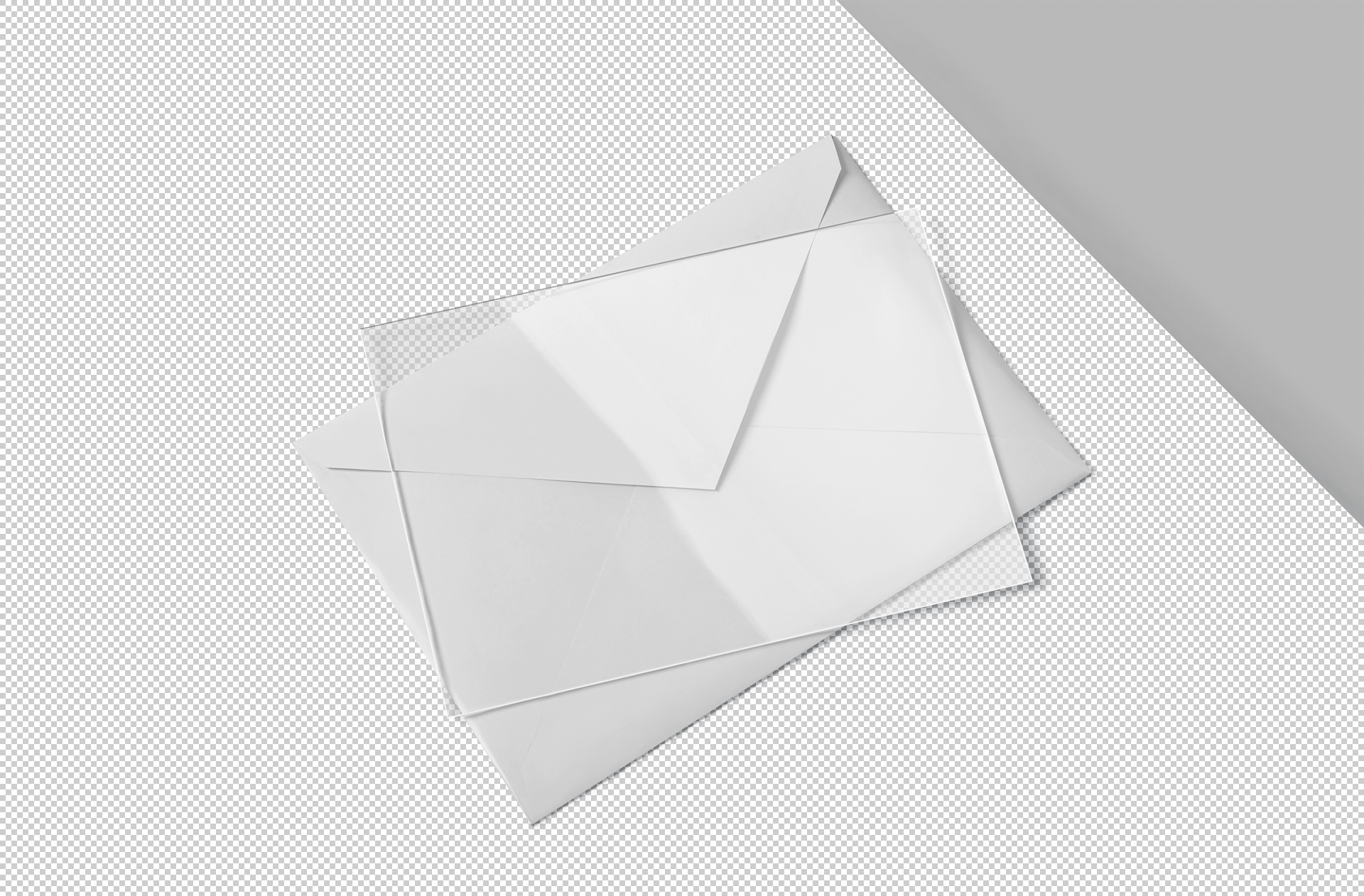 acrylic postcard mock-up