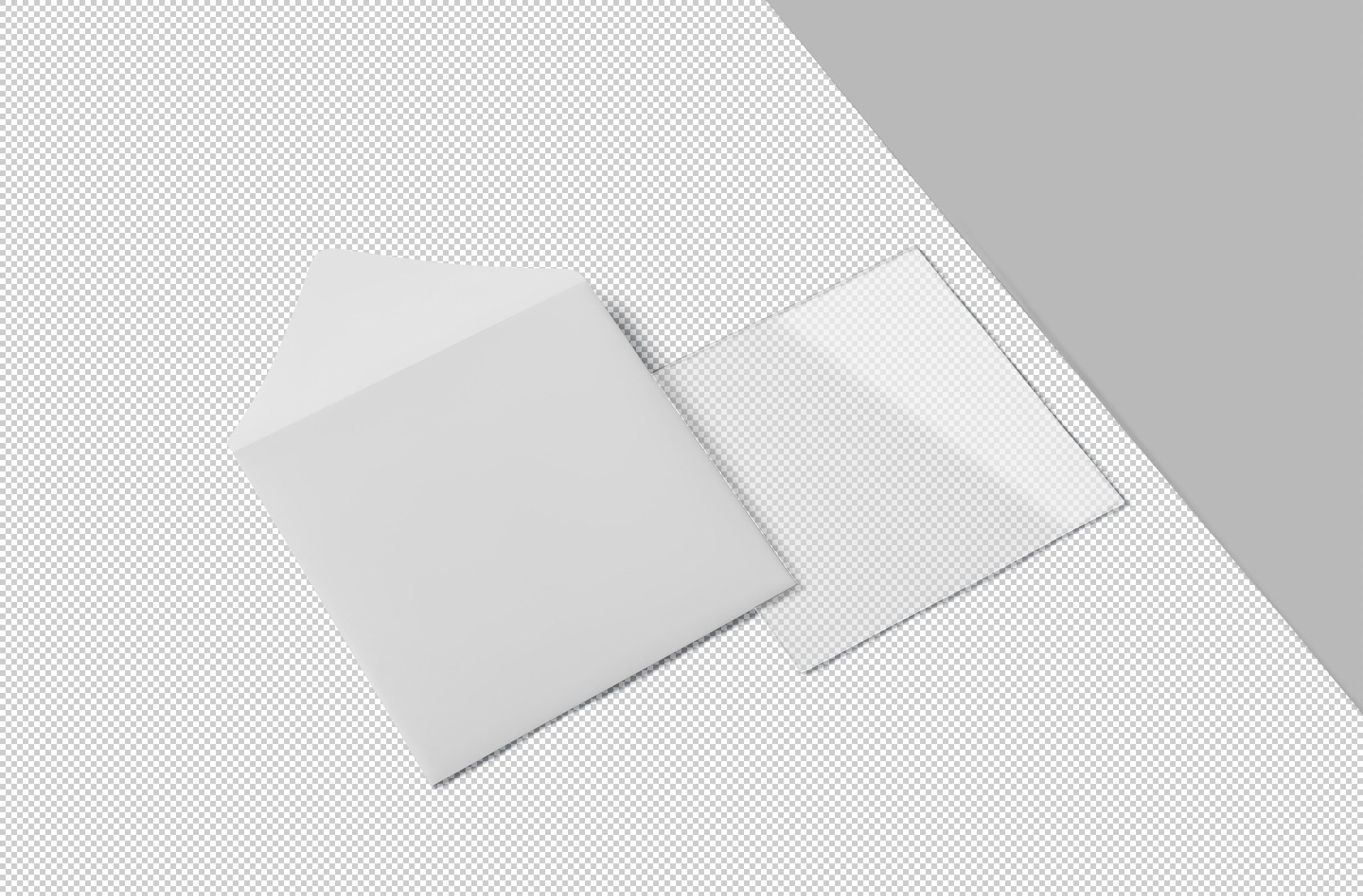 elegant clear invitation template