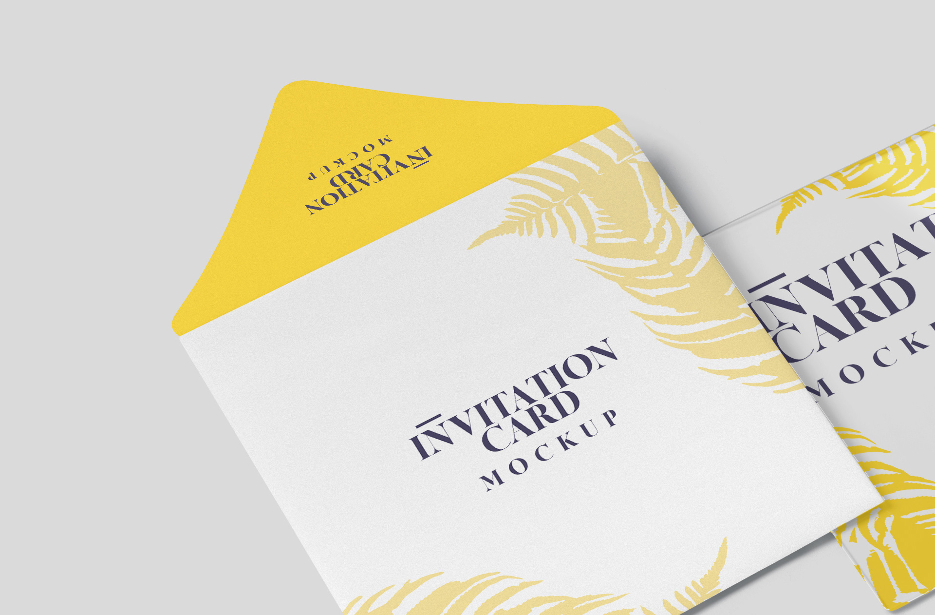 elegant clear invitation template