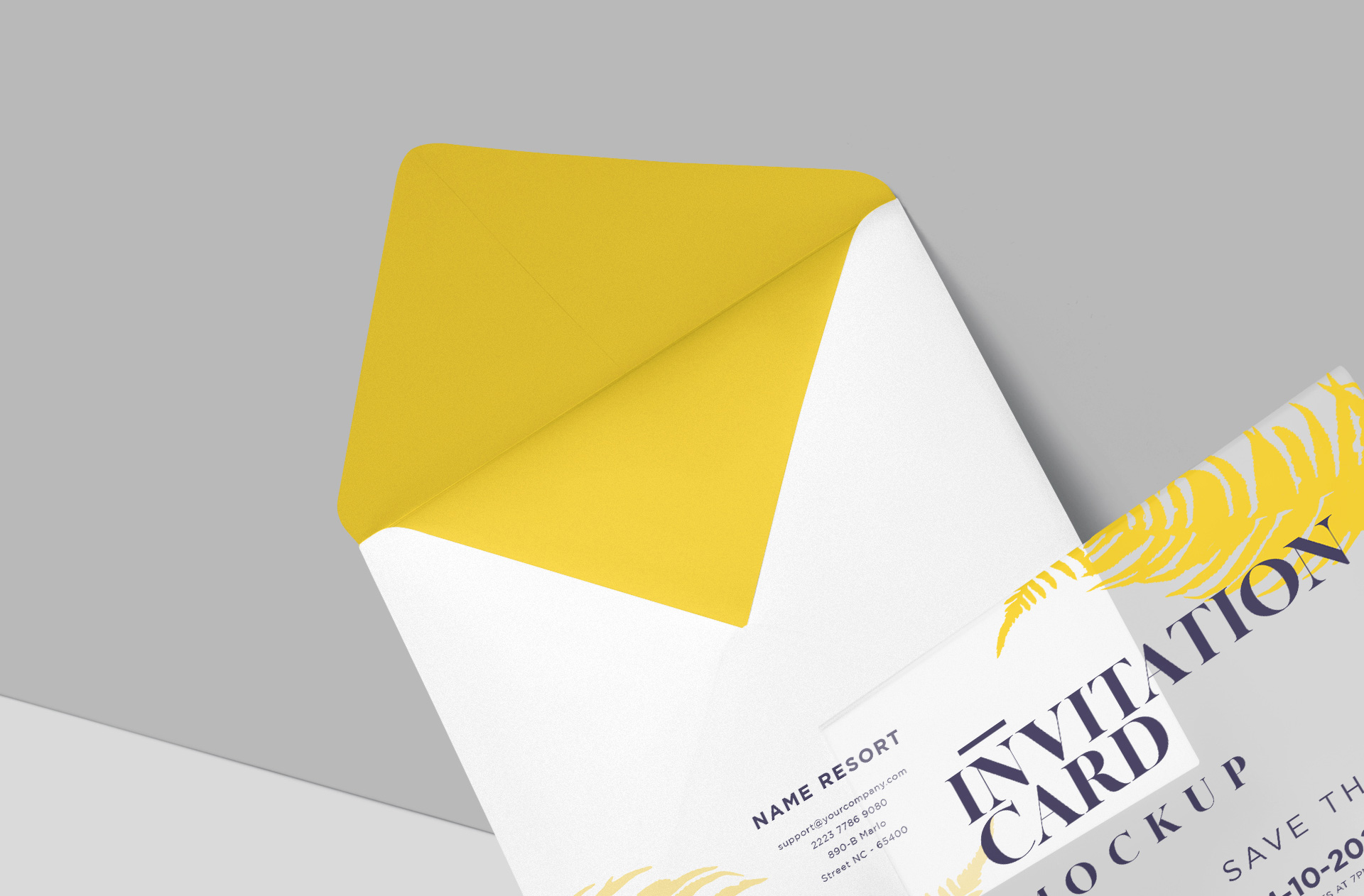 corporate branding invitation template