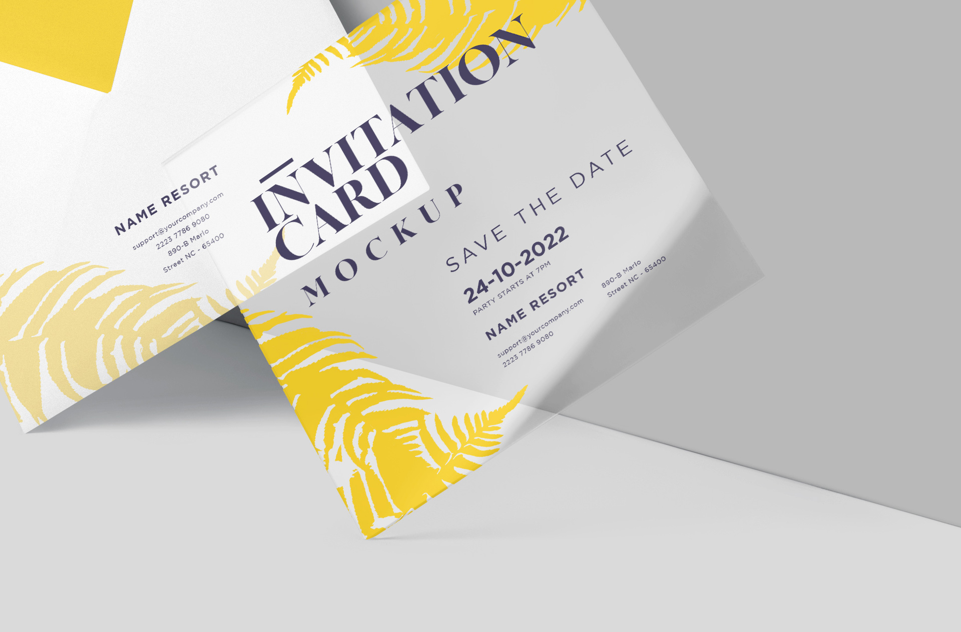 corporate branding invitation template