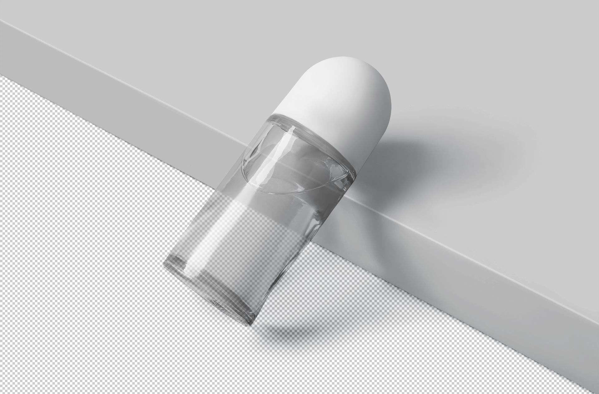 3D bottle mockup
