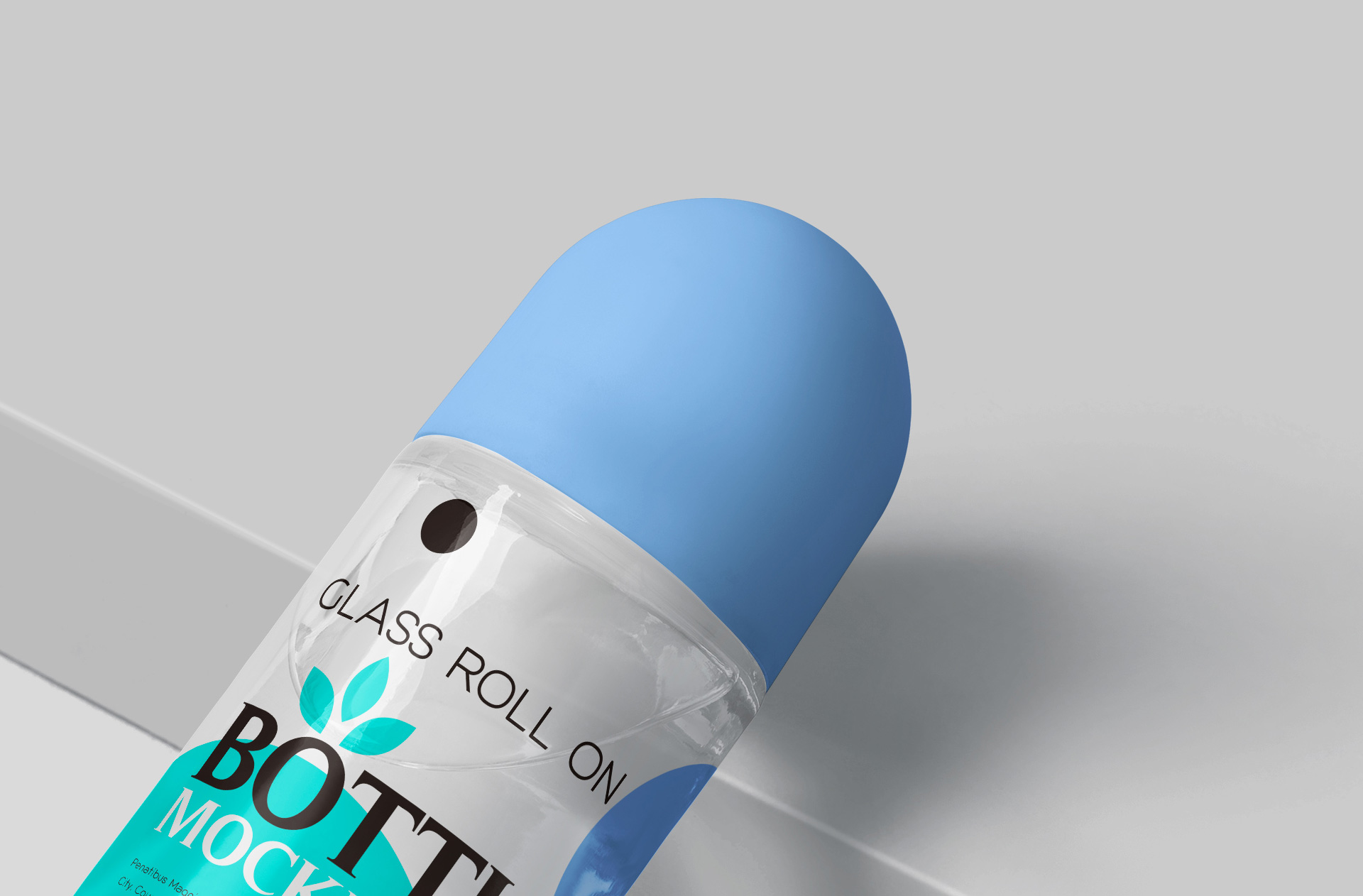3D bottle mockup