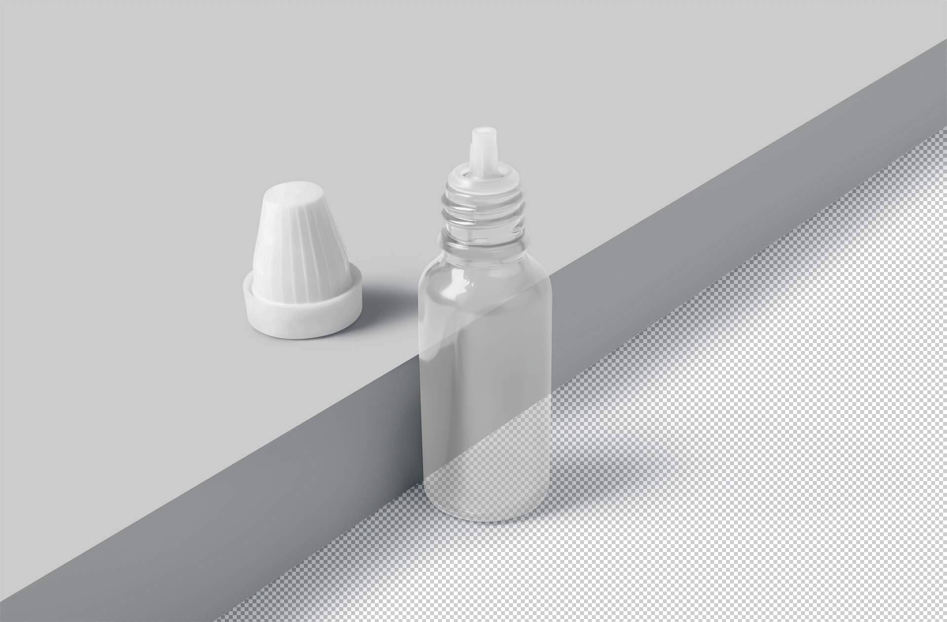amber glass bottle