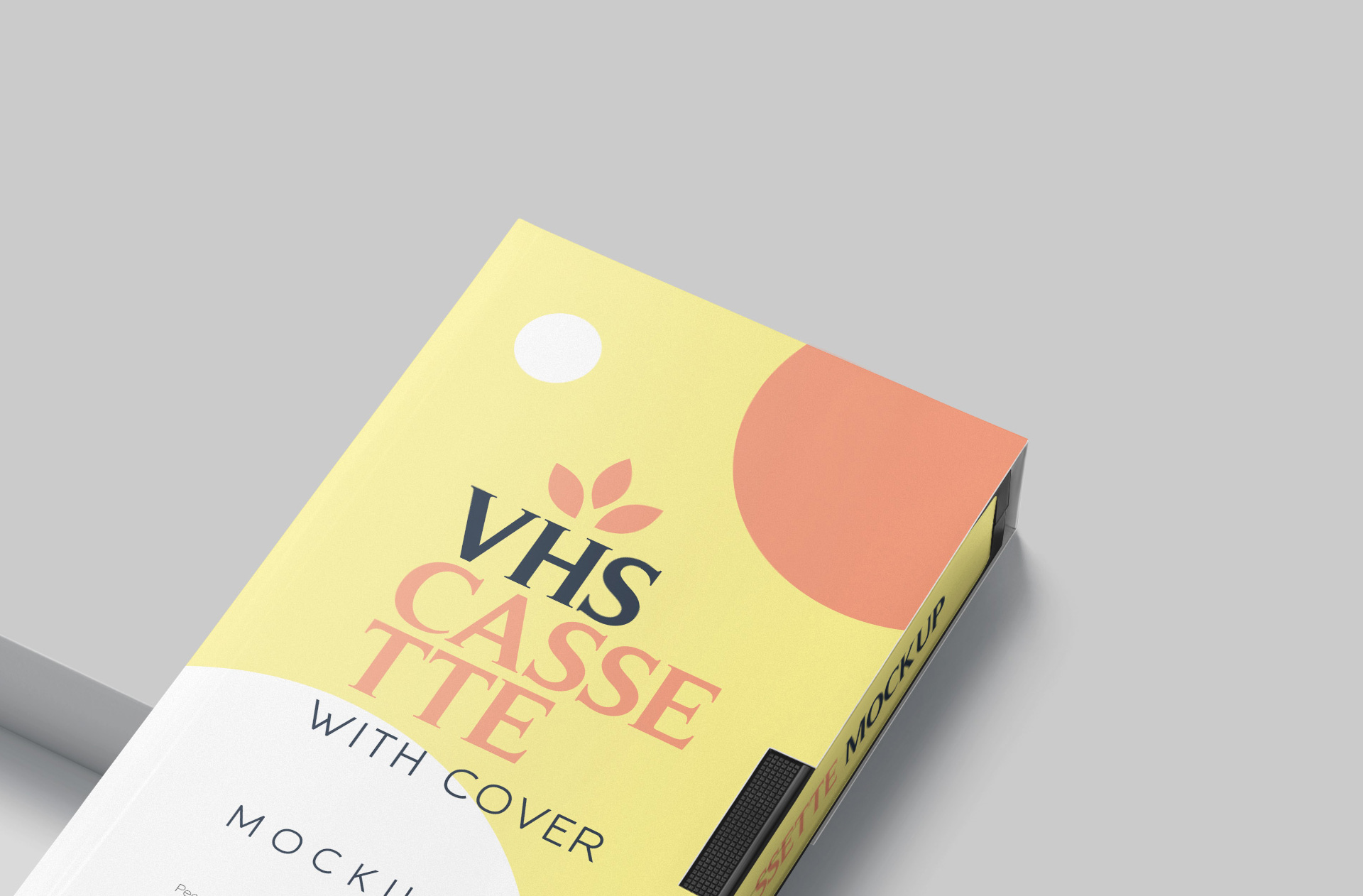 80s video cassette mockup