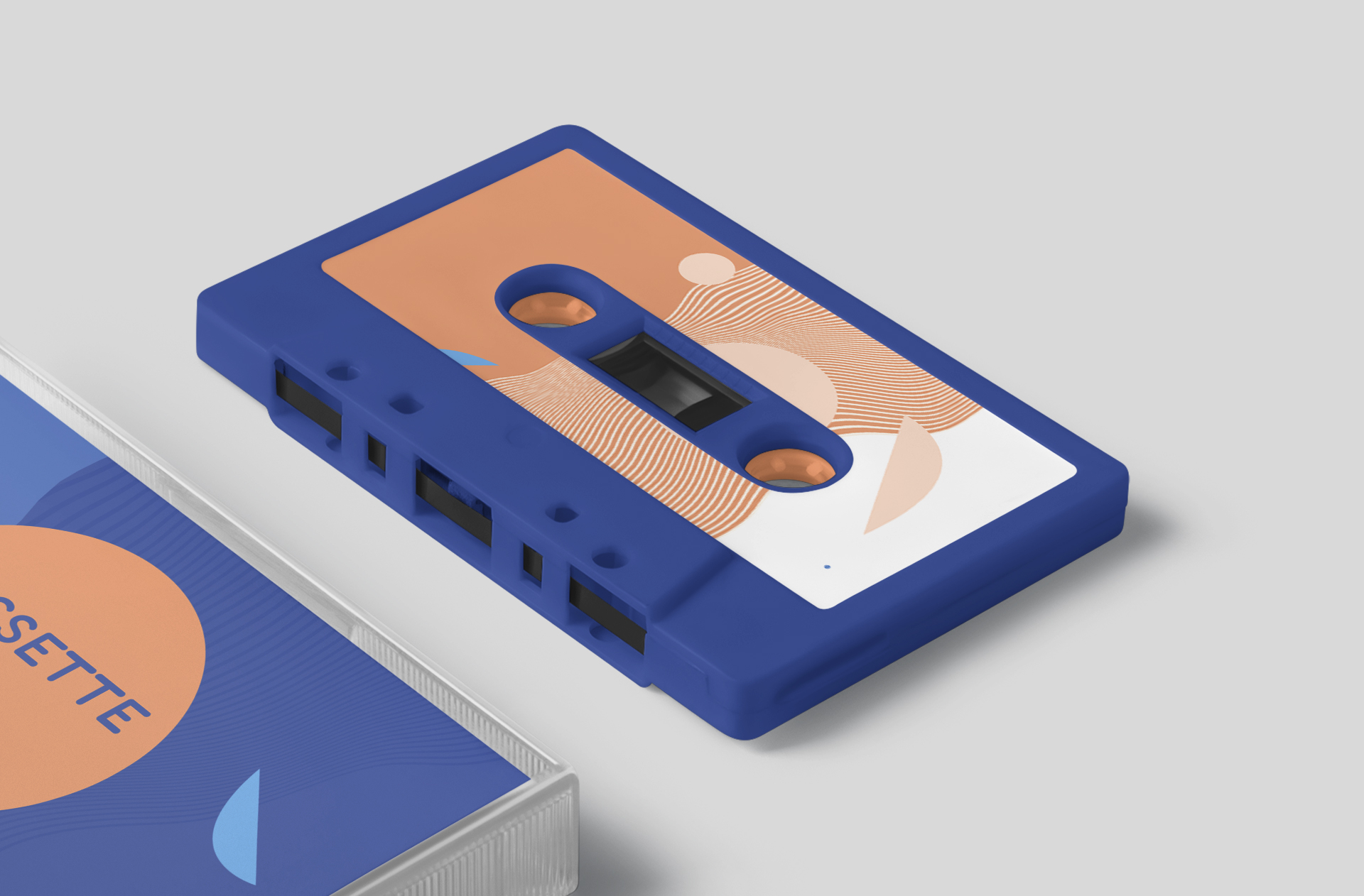 cassette tape mock-up